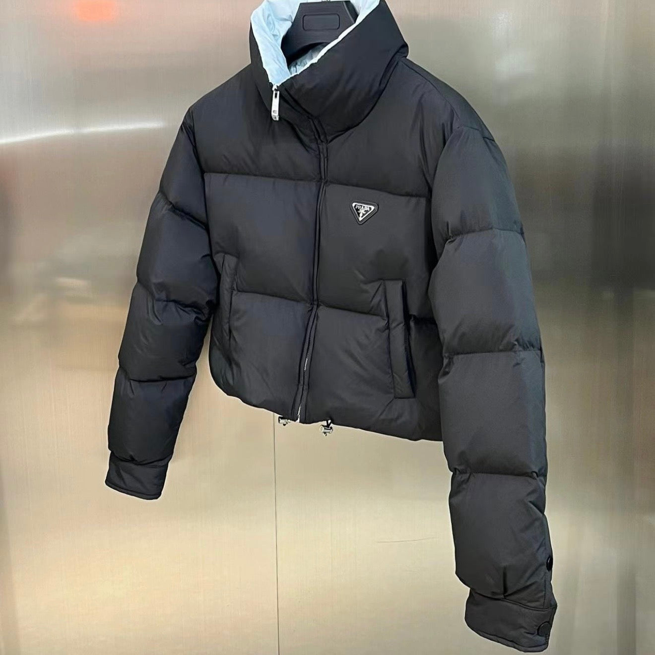 (PRE ORDER) PDA PUFFER COAT - BLACK