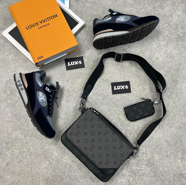 PRE ORDER) LVE TRIO MESSENGER BAG - BLACK
