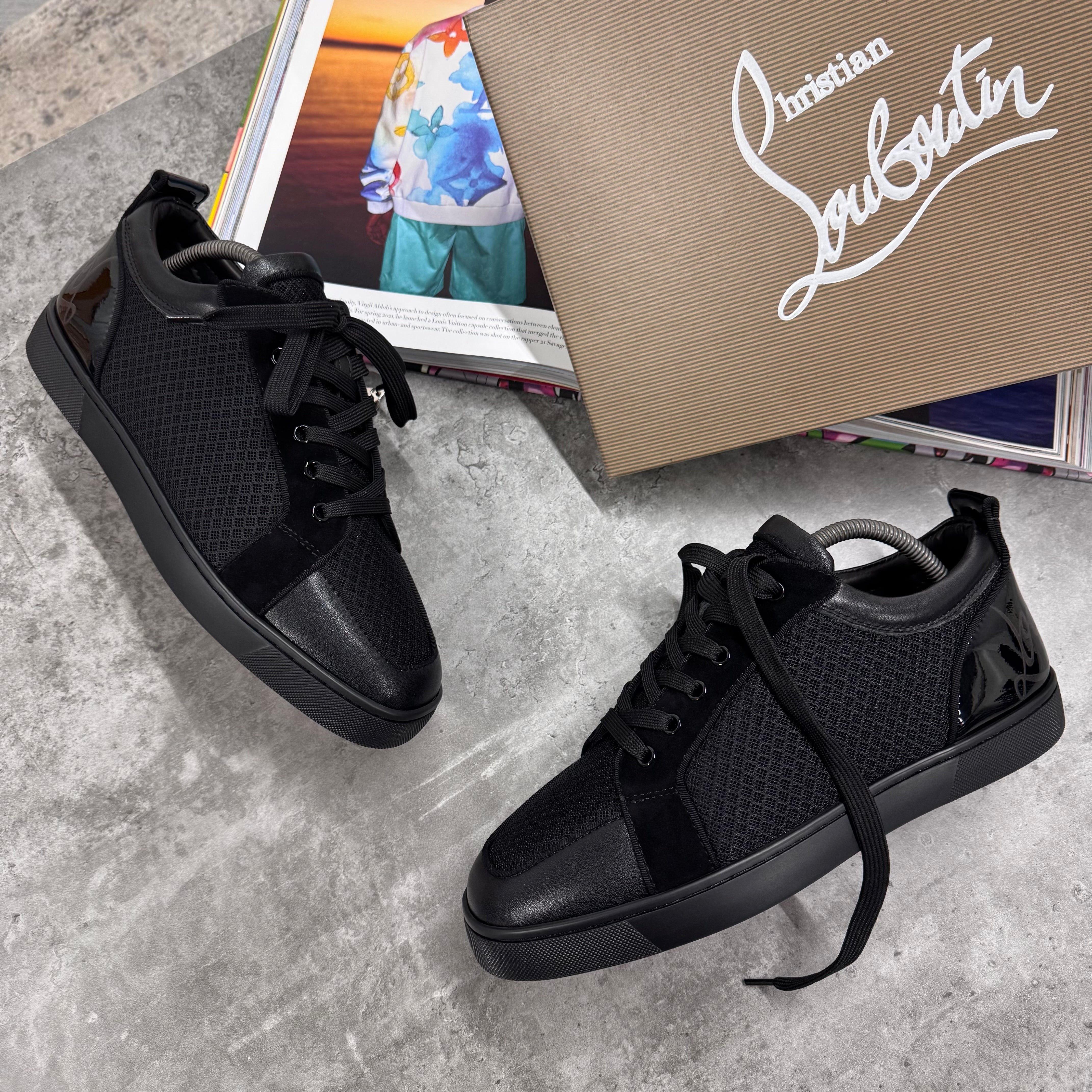 LOUB TRAINERS - BLACK (PRE ORDER)