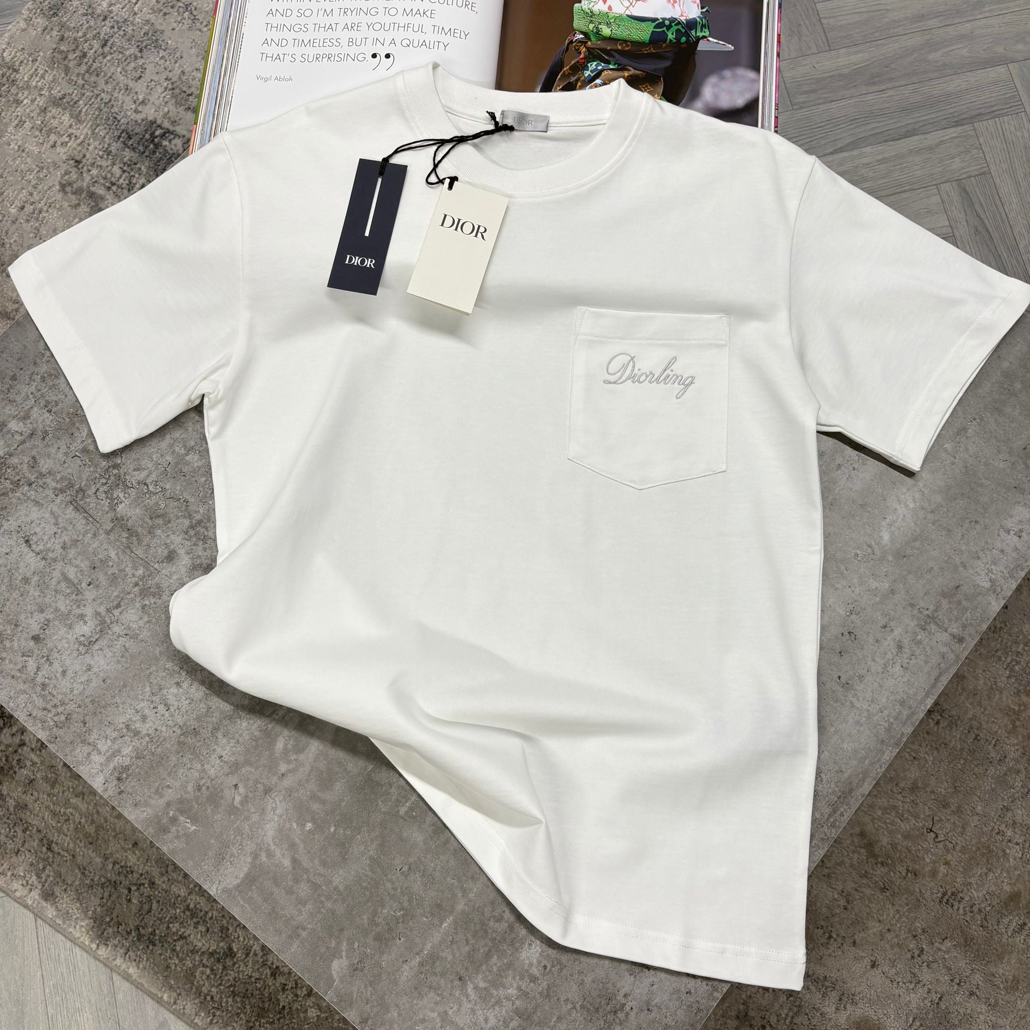 CD POCKET T SHIRT - WHITE
