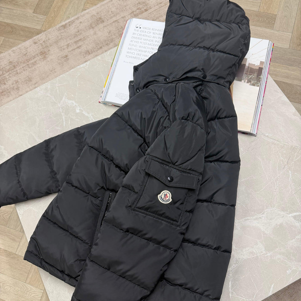 MNCLR MATTE MAYA COAT - BLACK