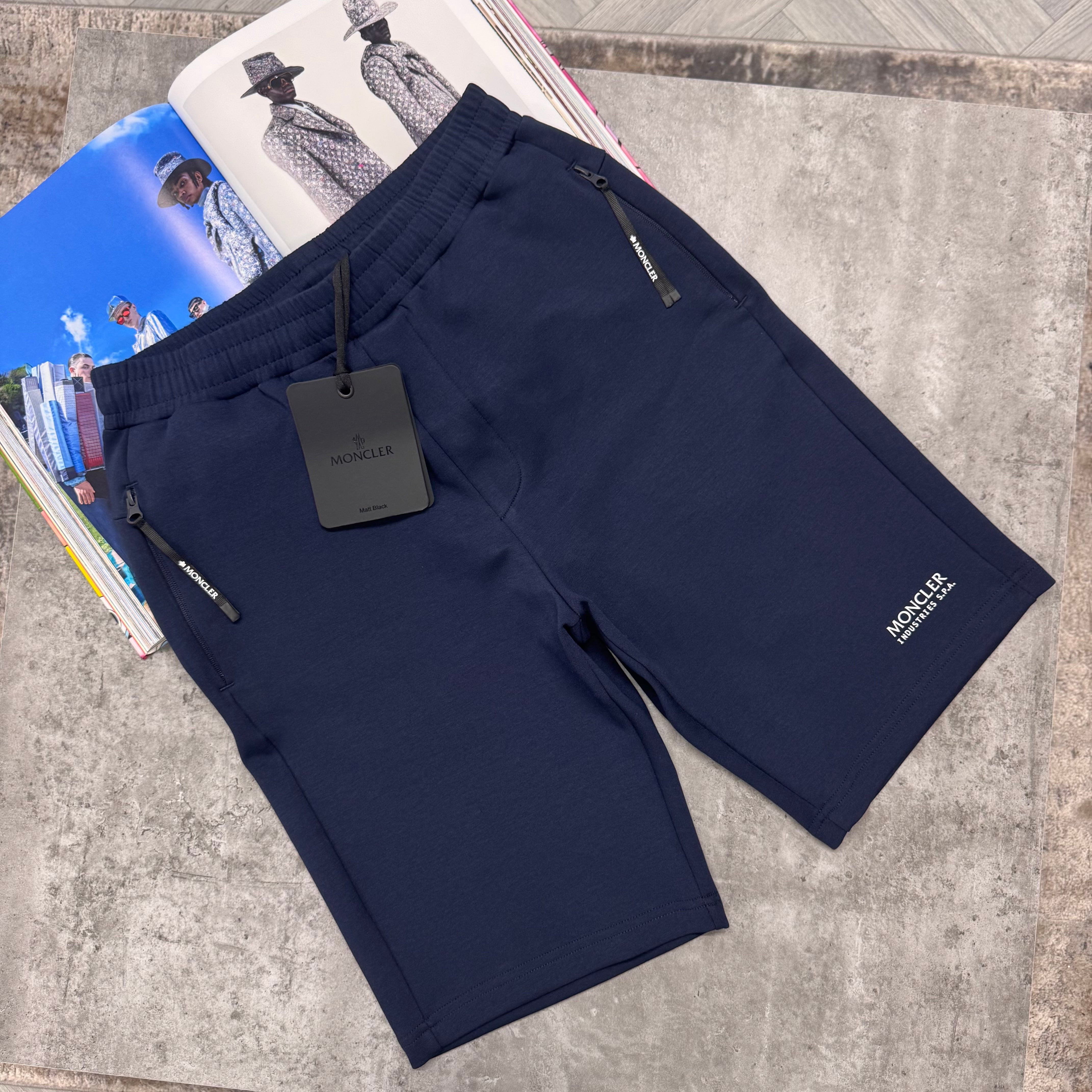 MNCLR INDUSTRIES COTTON SHORTS - NAVY