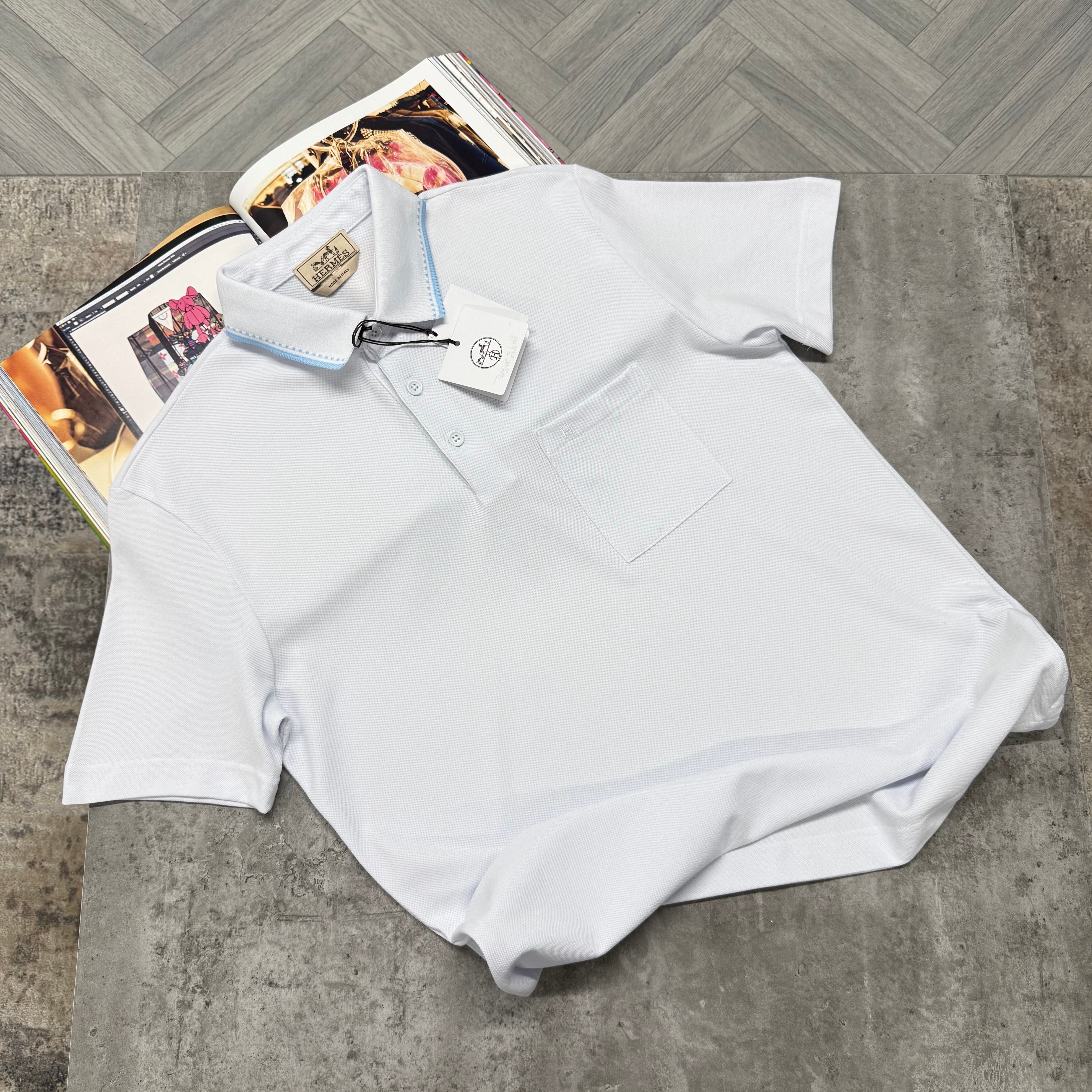 H POLO - WHITE