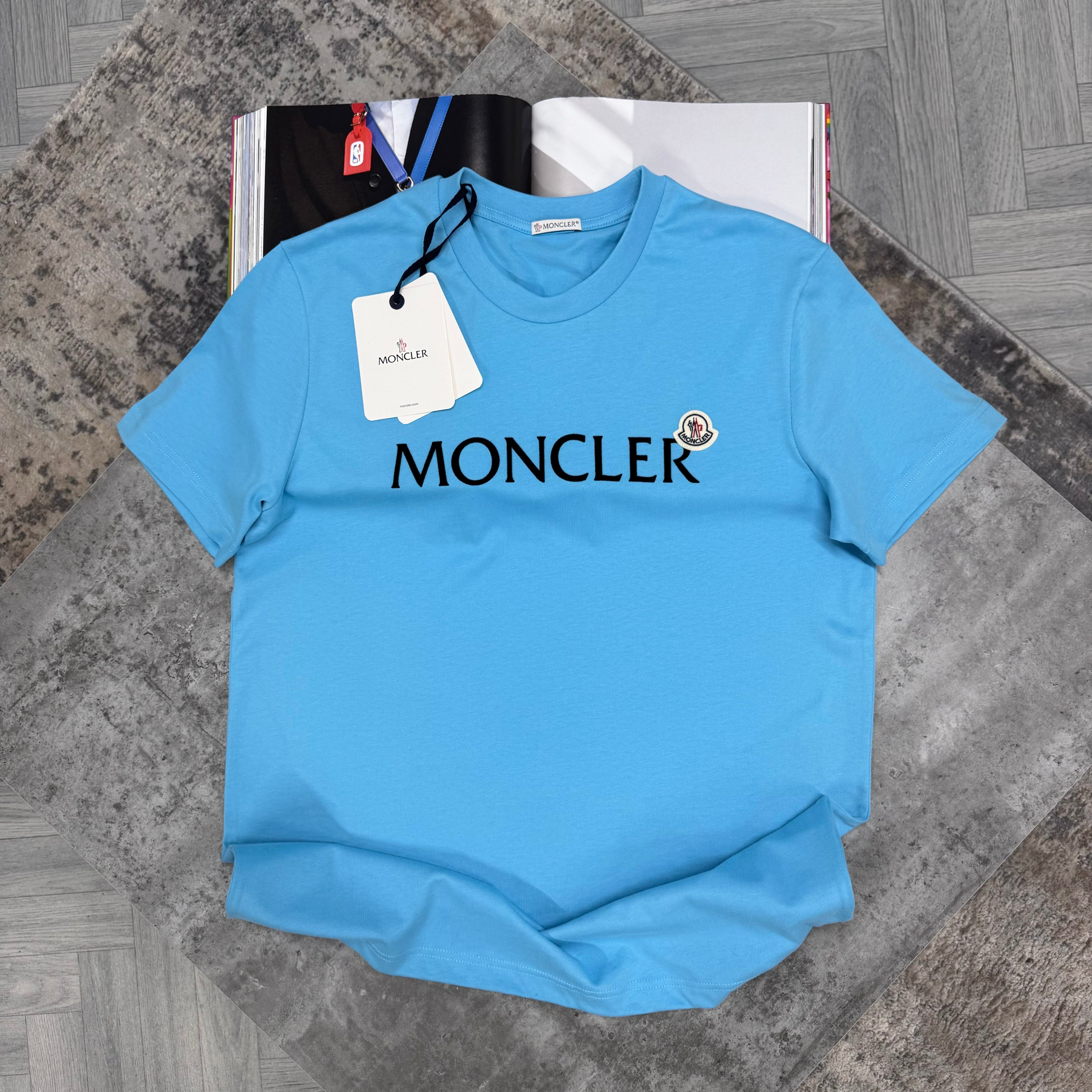 MNCLR LOGO T SHIRT - BLUE
