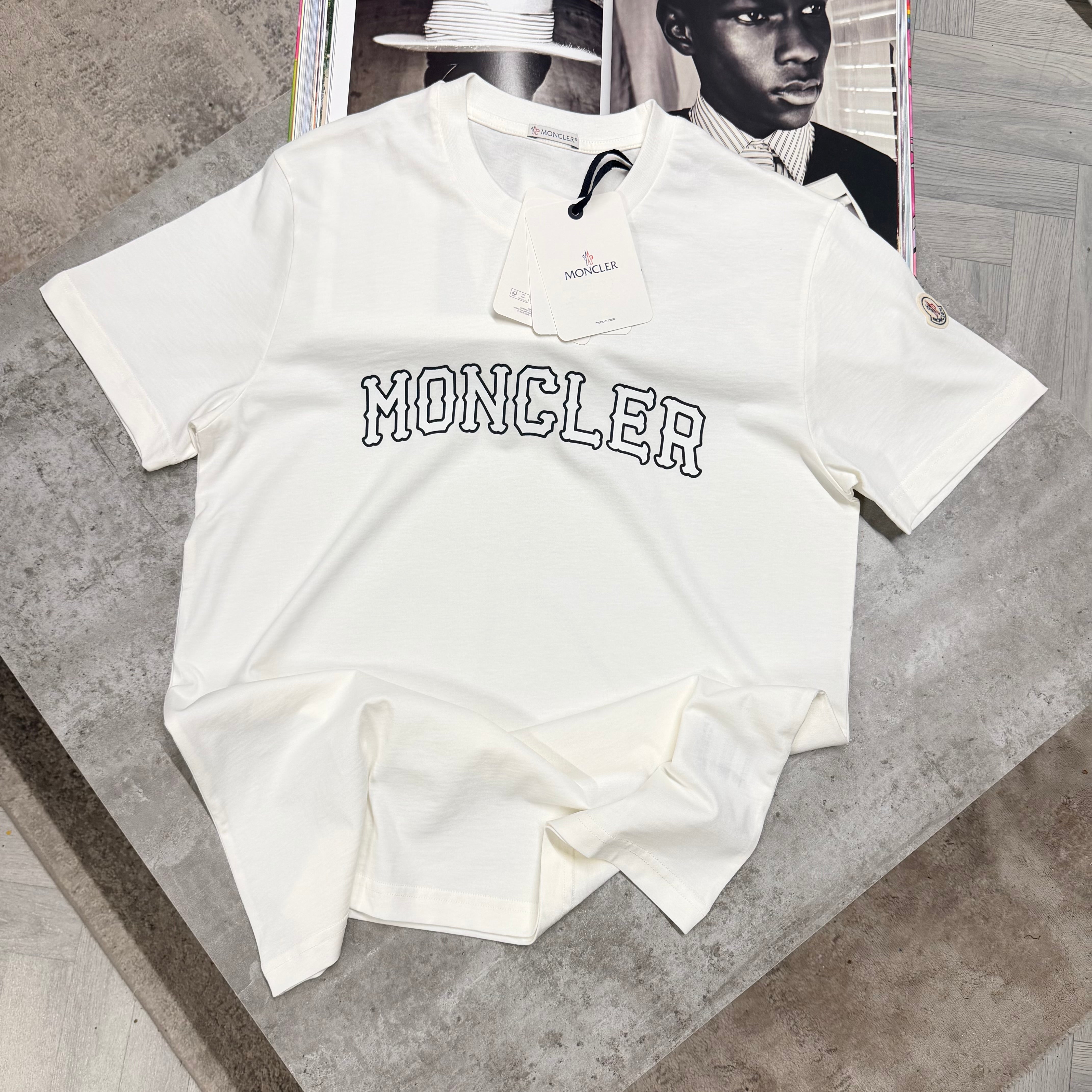 MNCLR LOGO T SHIRT - WHITE