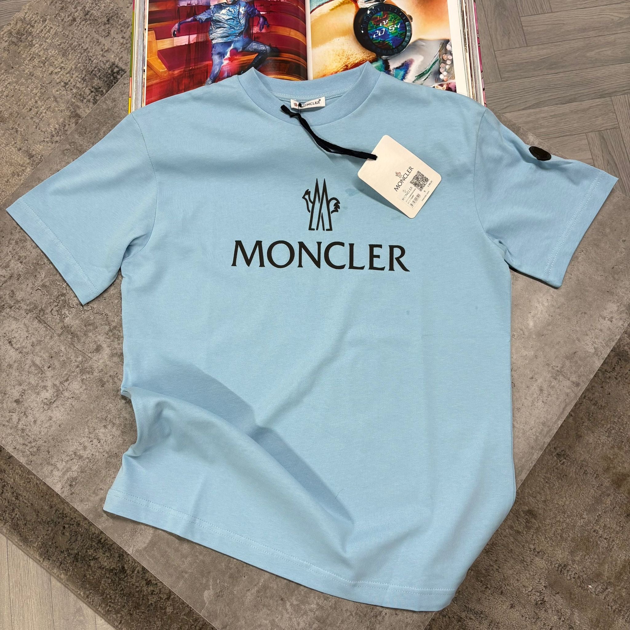 MNCLR REFLECTIVE T SHIRT - SKY BLUE