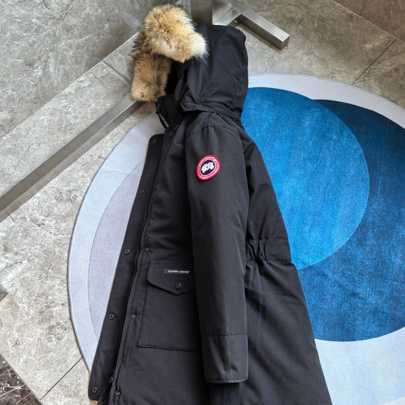 (PRE ORDER) CG TRILLIUM PARKER COAT - BLACK