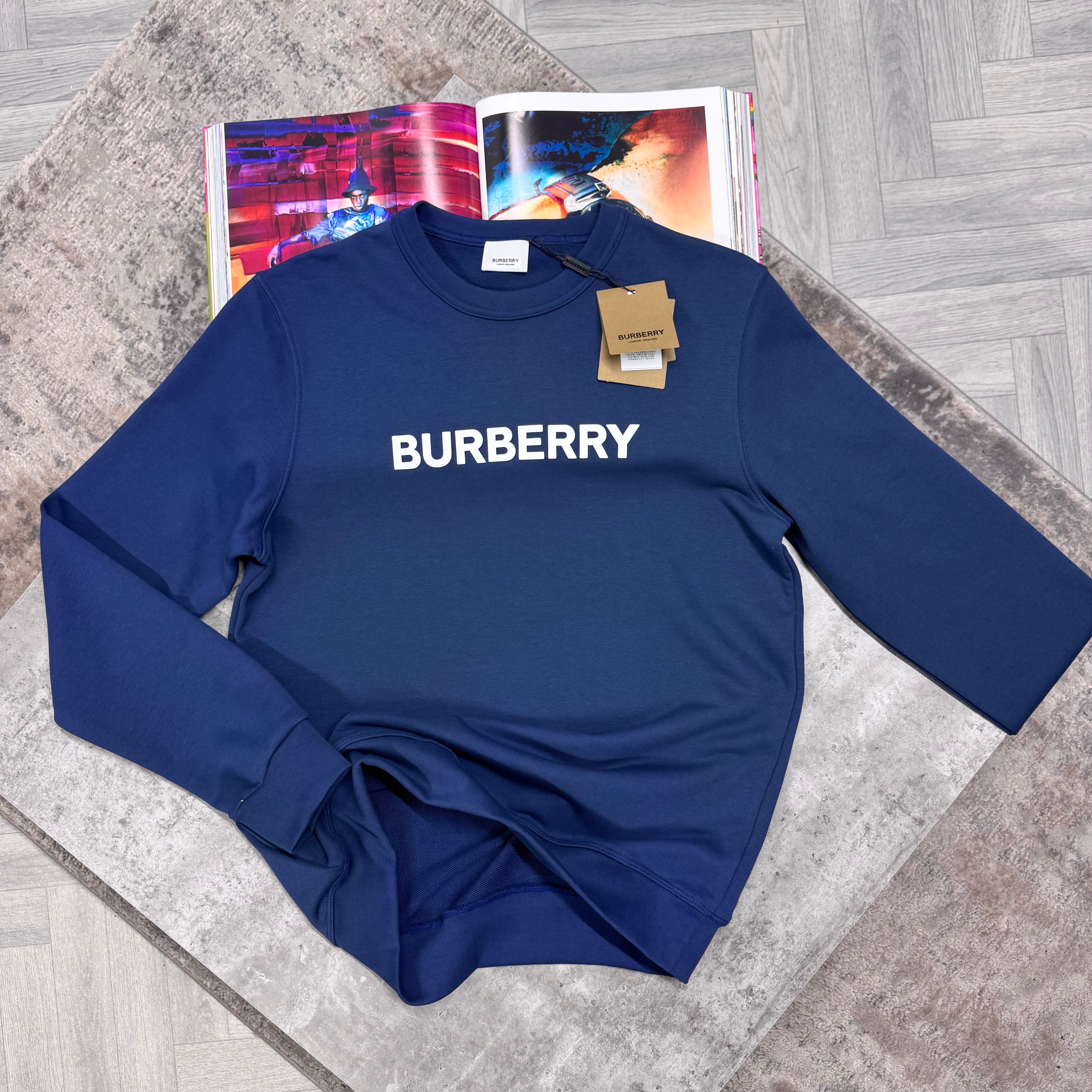 BBR CREWNECK JUMPER - INDIGO