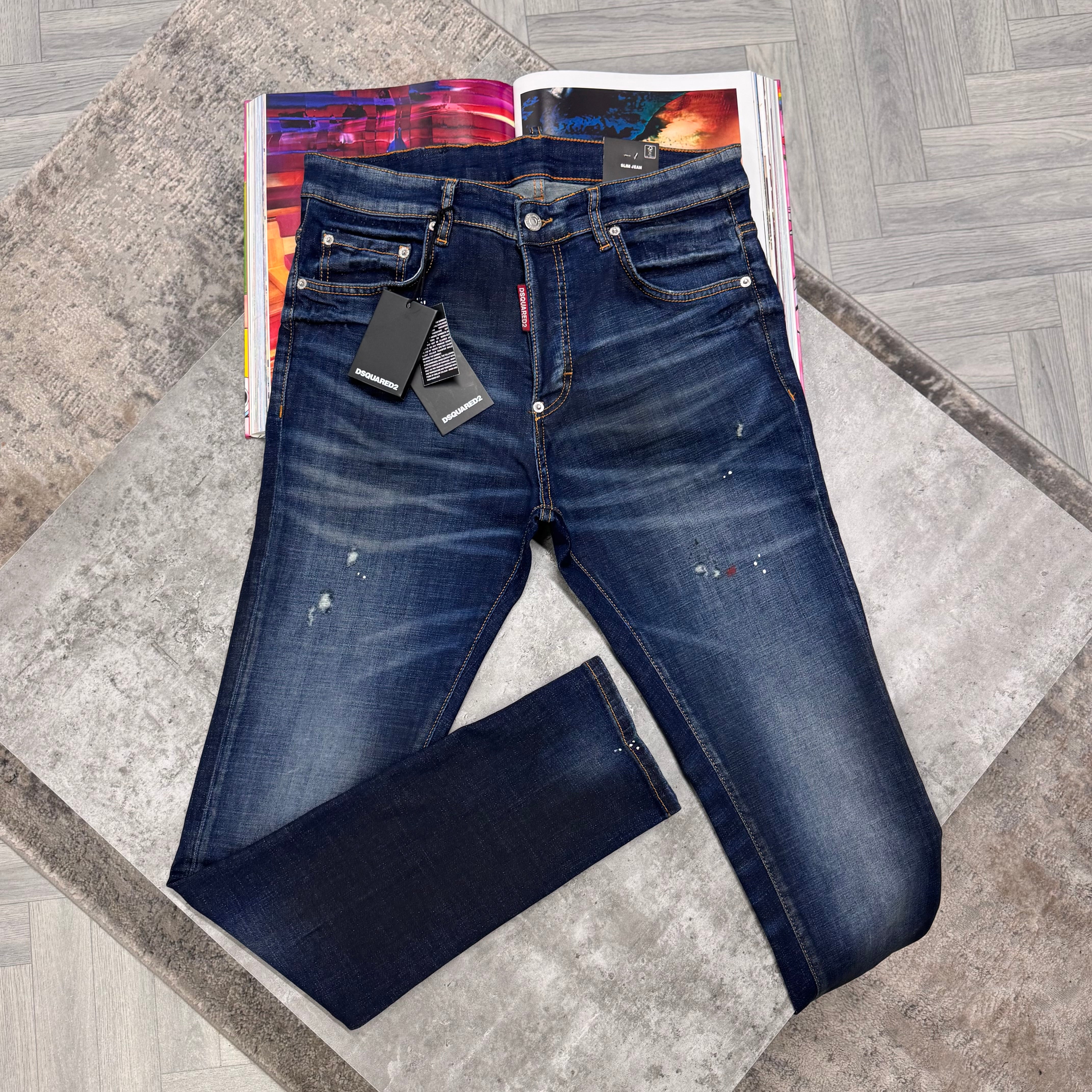 DSQ JEANS - DARK DENIM