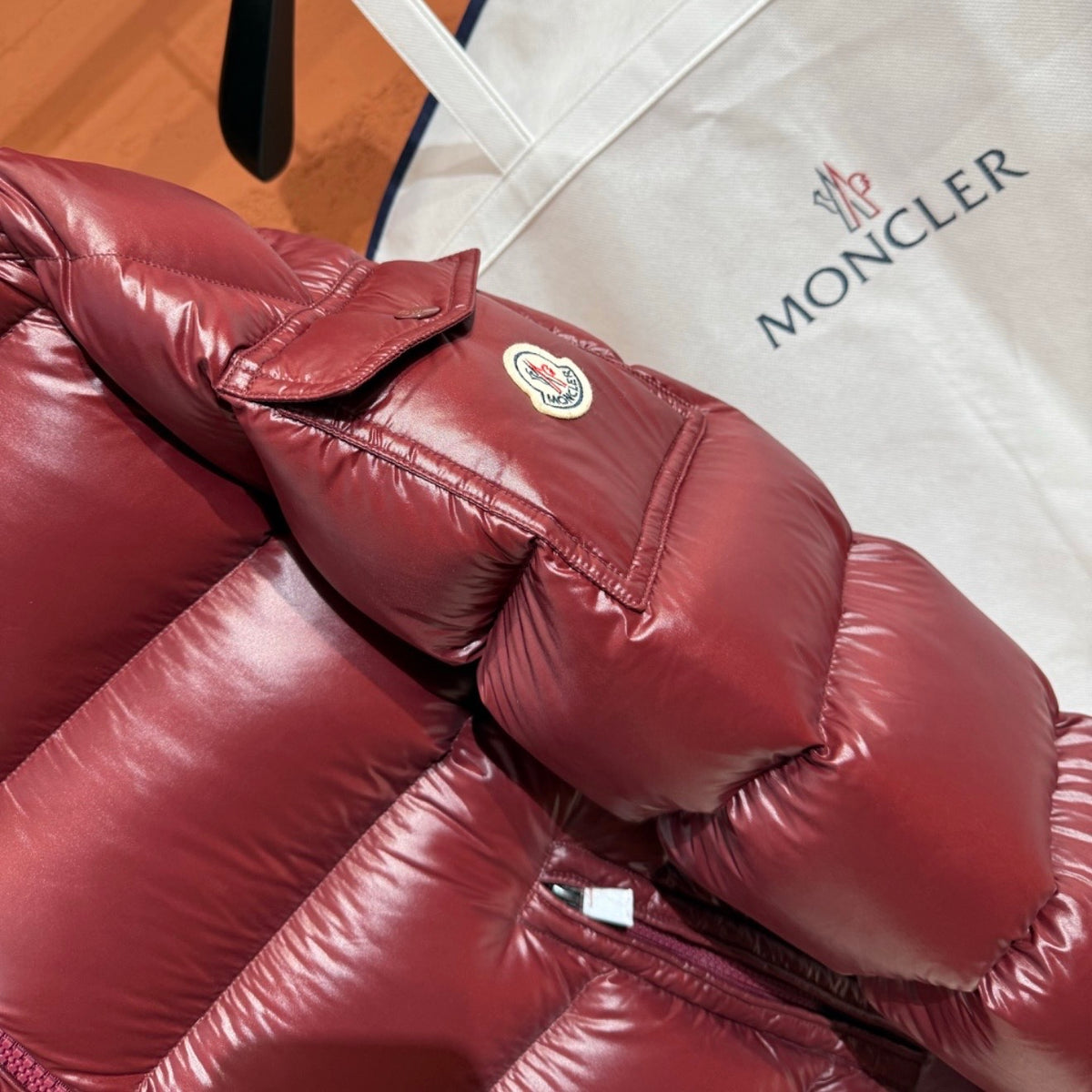 (PRE ORDER) MNCLR MAYA COAT - RED