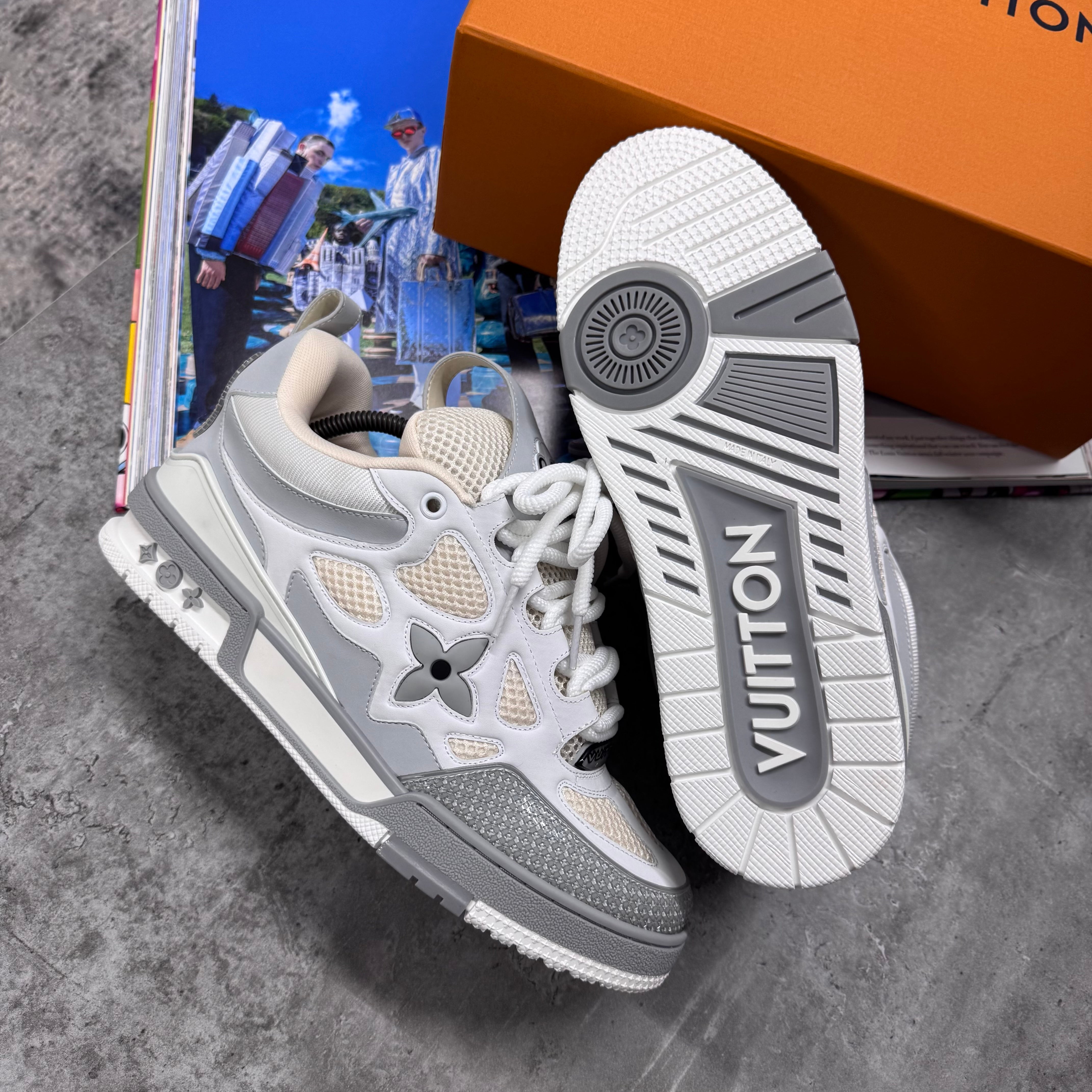 (PRE ORDER) LVE SKATE TRAINERS - GREY