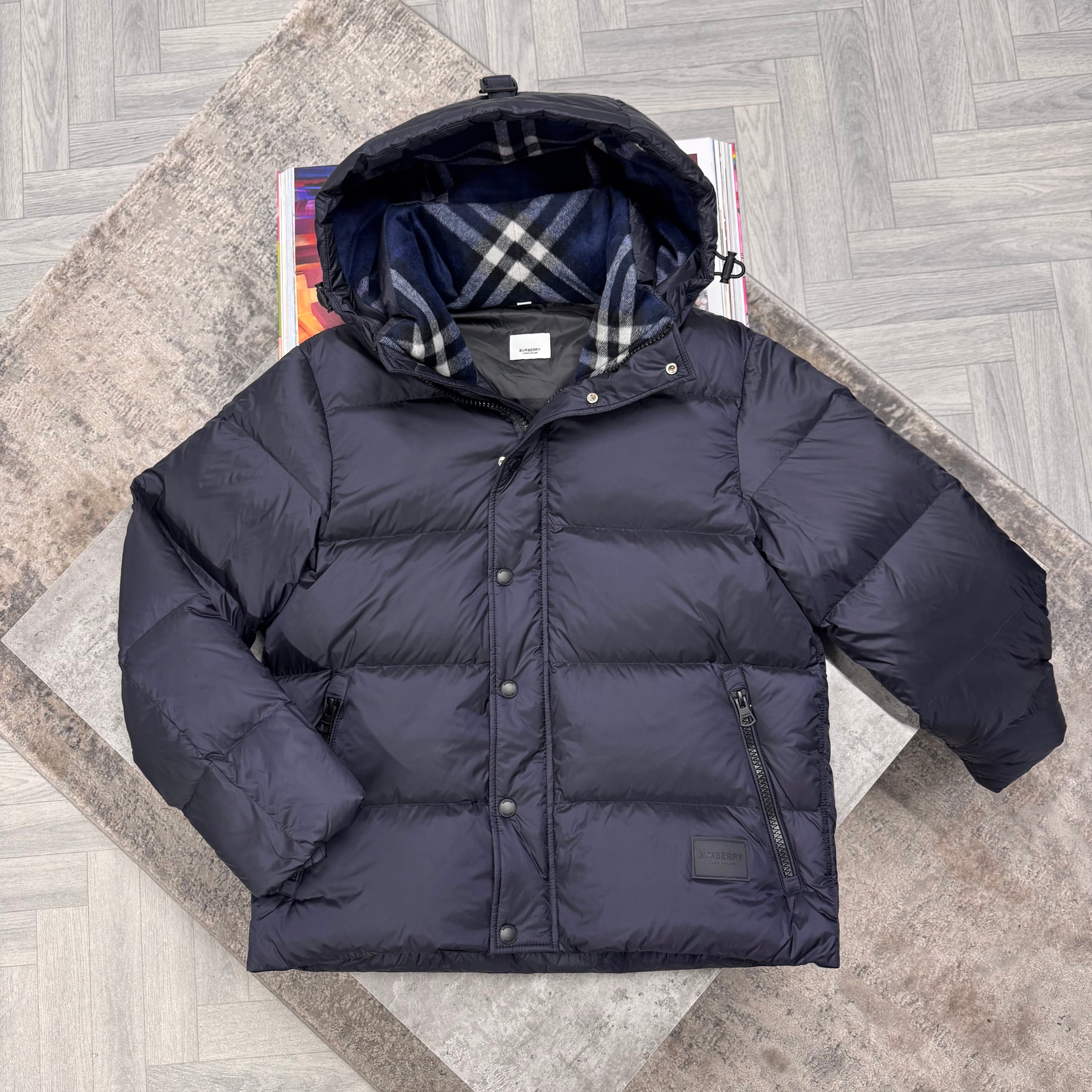 BBR PUFFER COAT - NAVY