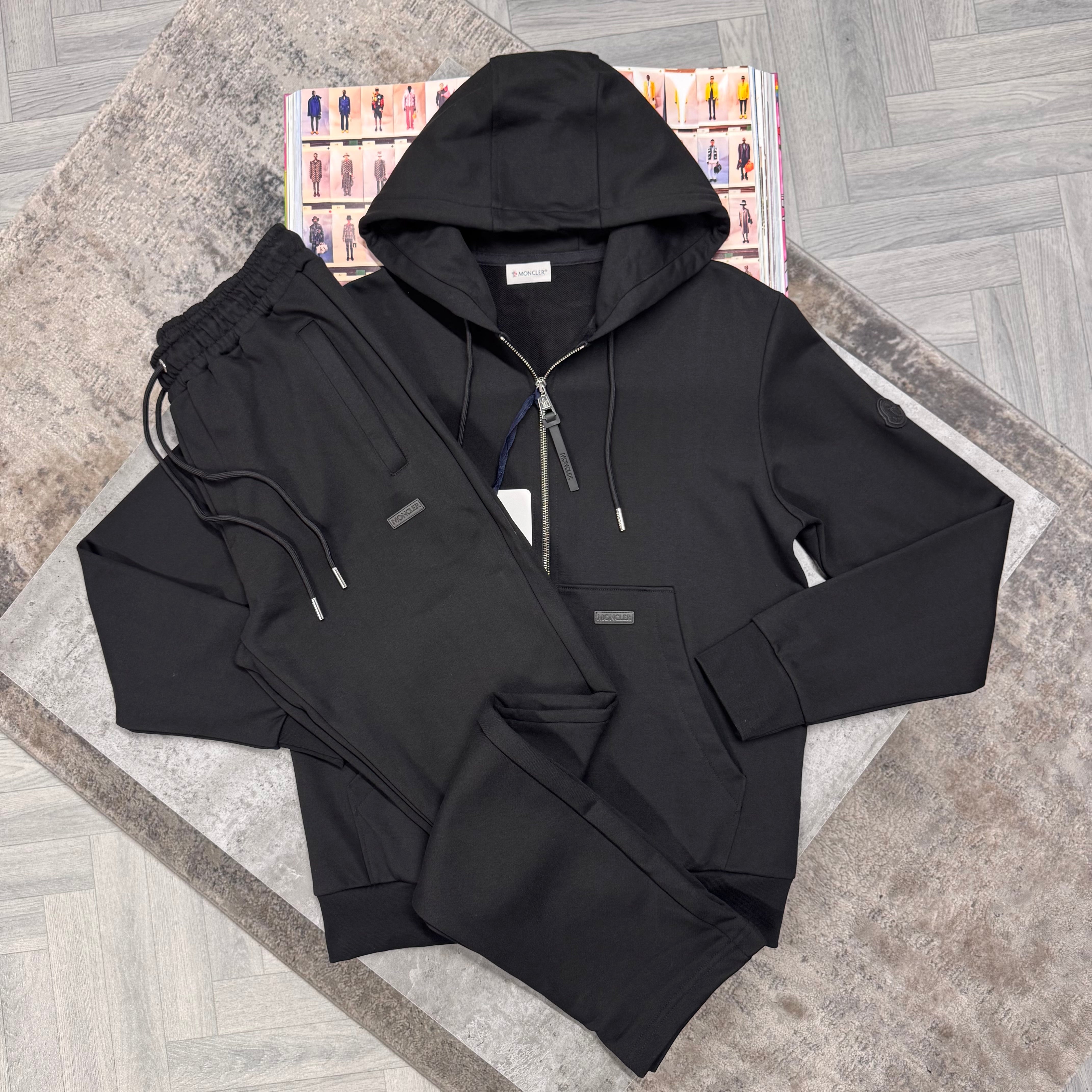 MNCLR FULL ZIP TRACKSUIT - BLACK