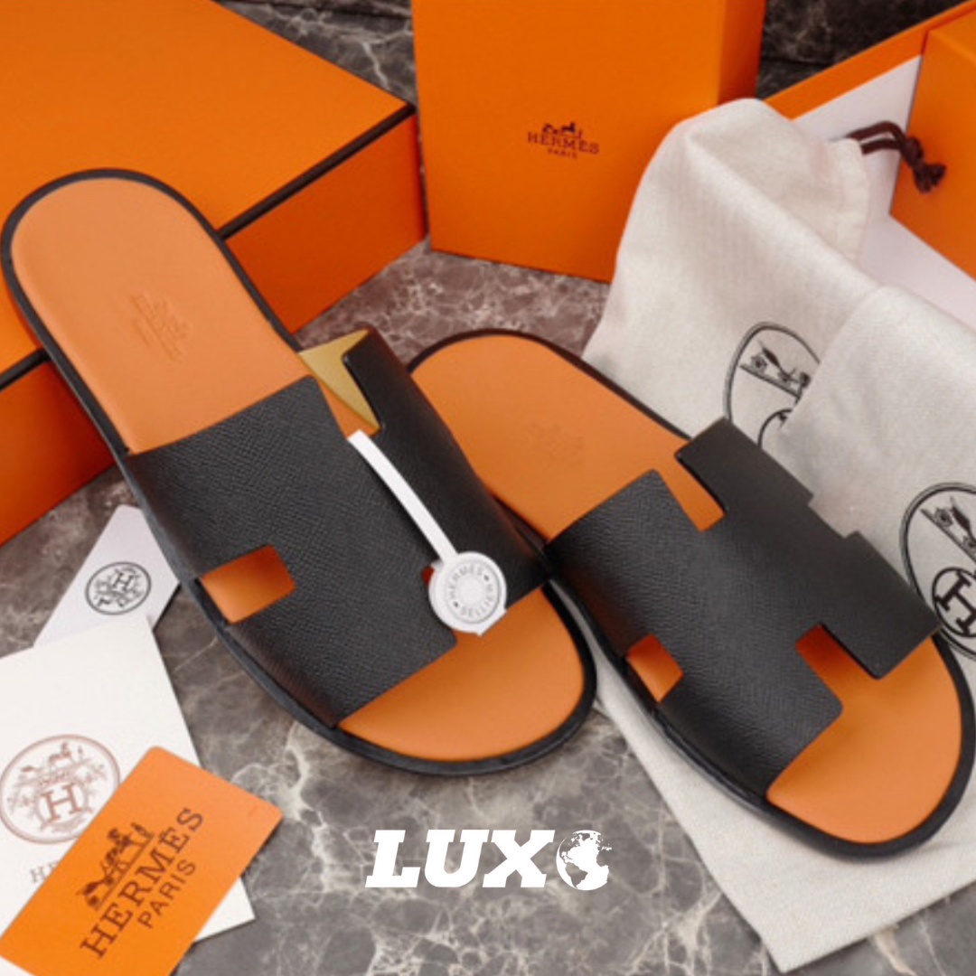 (PRE ORDER) HMES SLIDES - BLACK / ORANGE