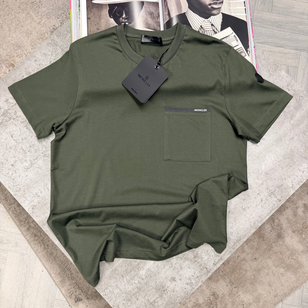 MNCLR POCKET T SHIRT - KHAKI