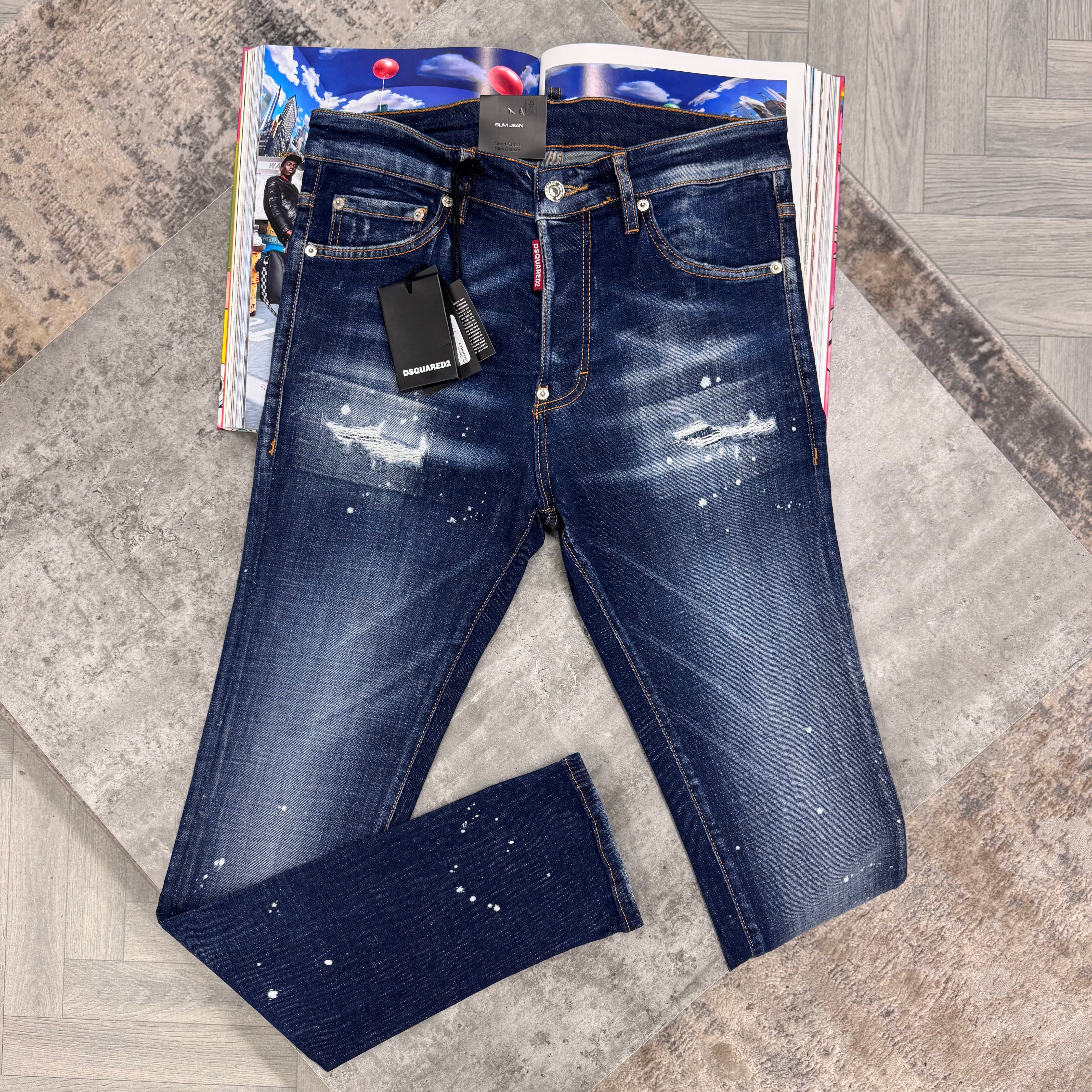 DSQ JEANS - BLUE