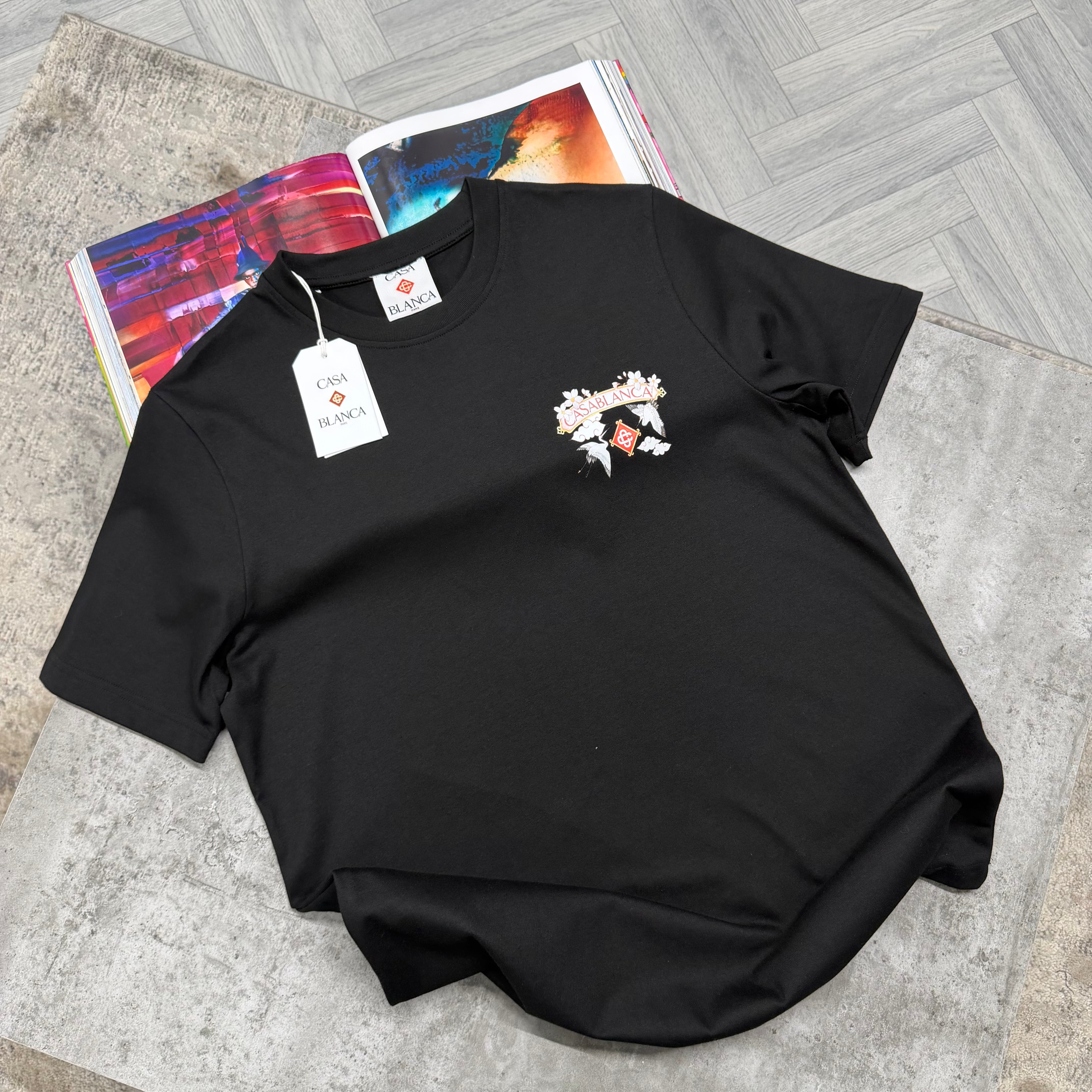 CB TENNIS CLUB T SHIRT - BLACK