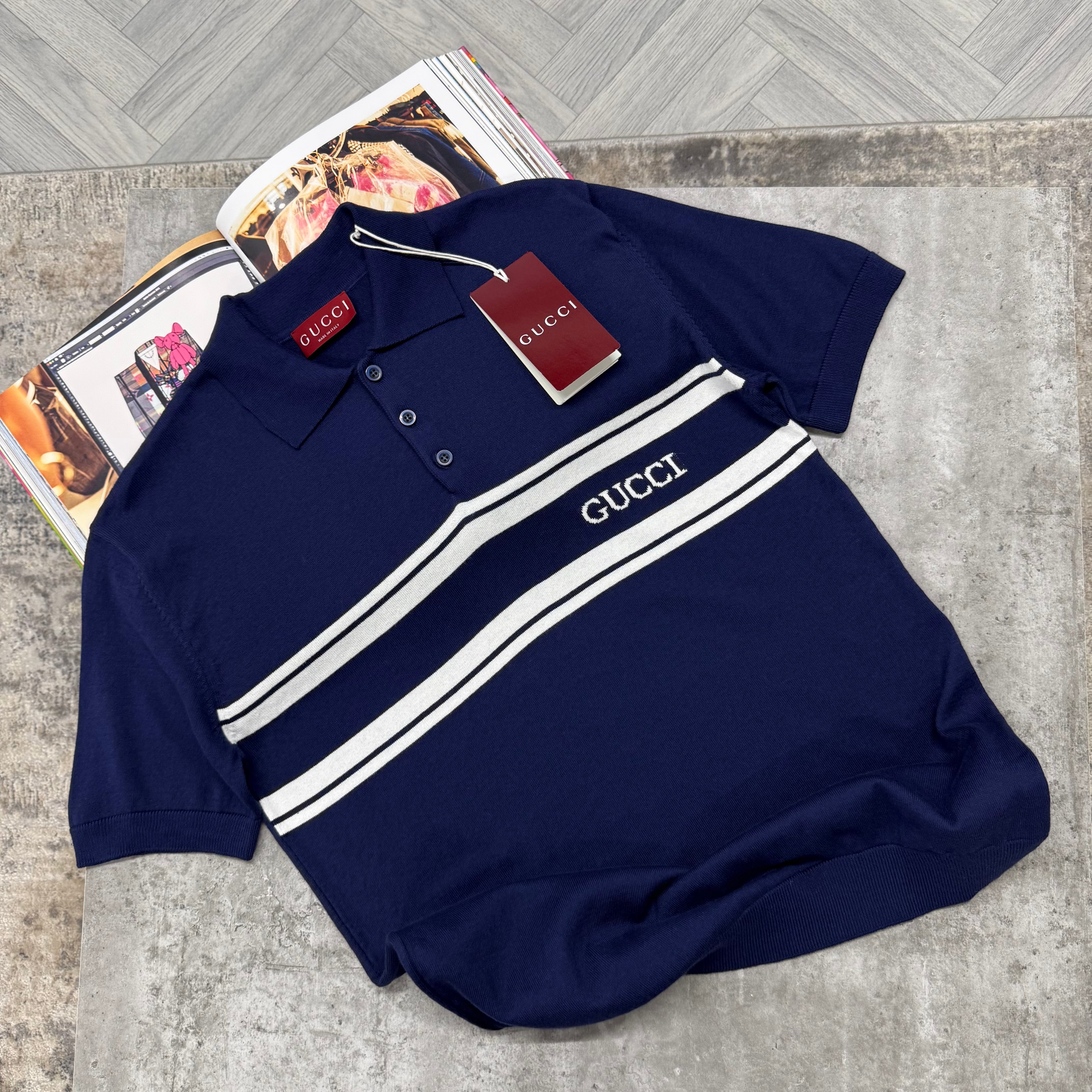 GCI KNITTED POLO - NAVY