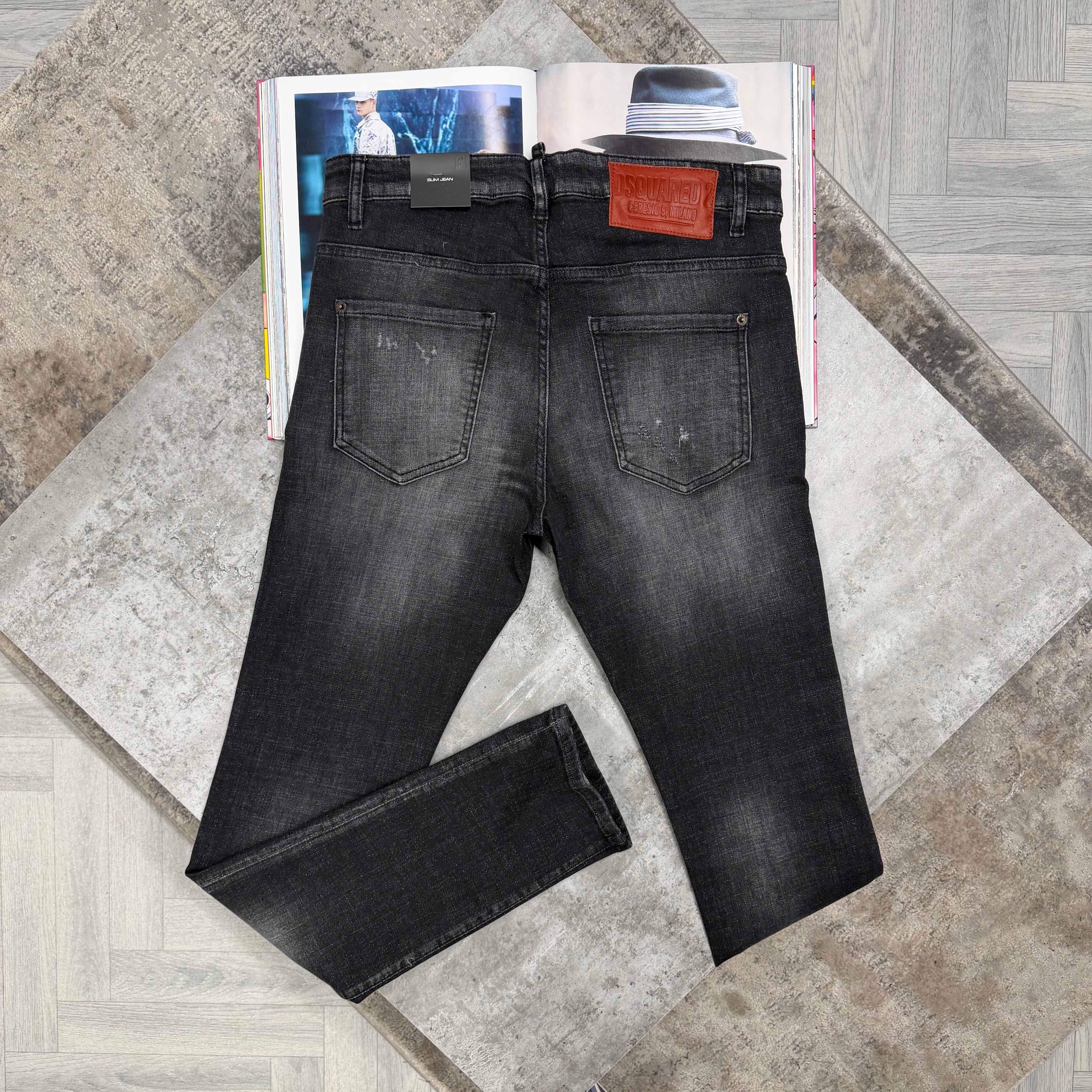 DSQ JEANS - BLACK