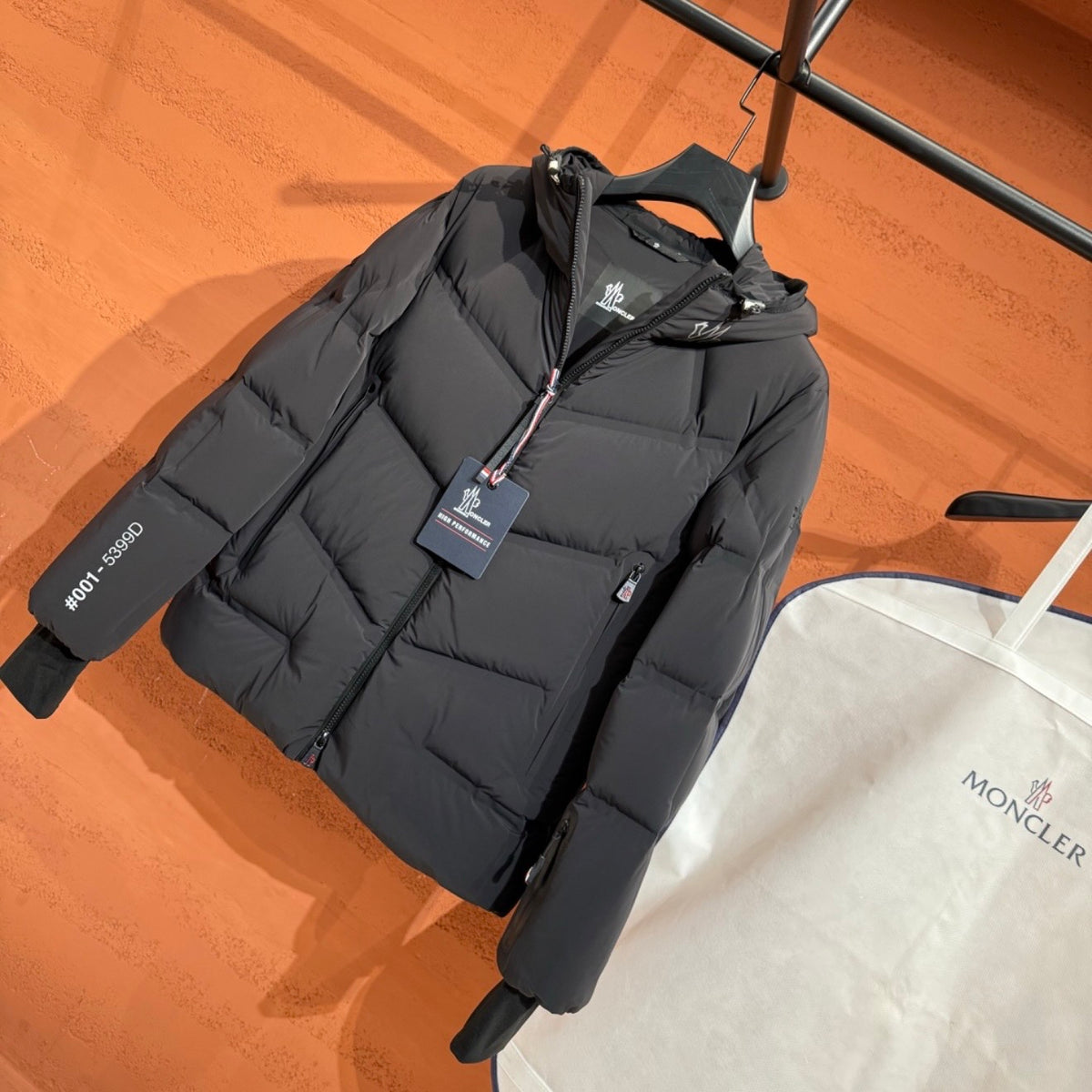 MNCLR REFLECTIVE GRENOBLE COAT - BLACK