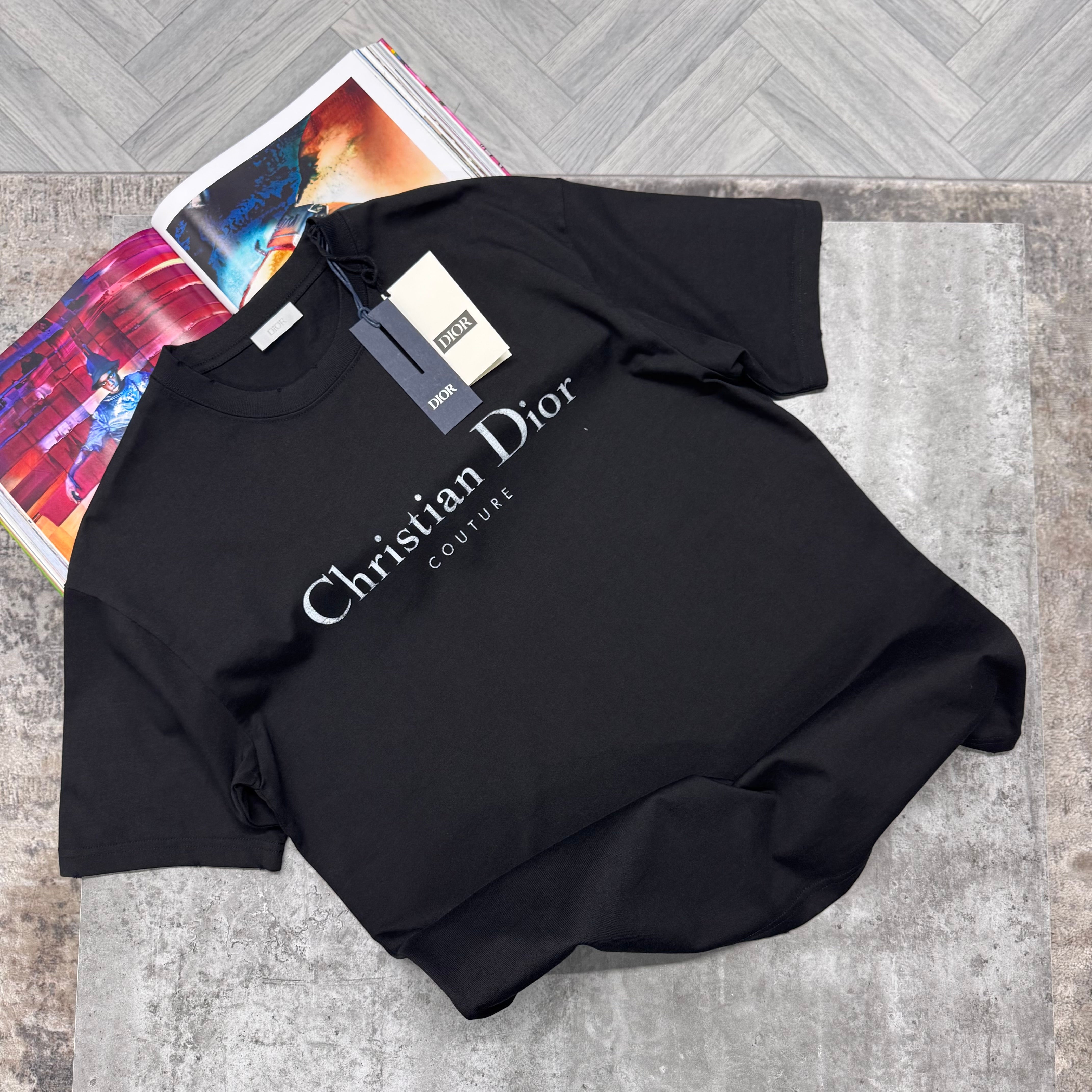 CD COUTURE T SHIRT - BLACK