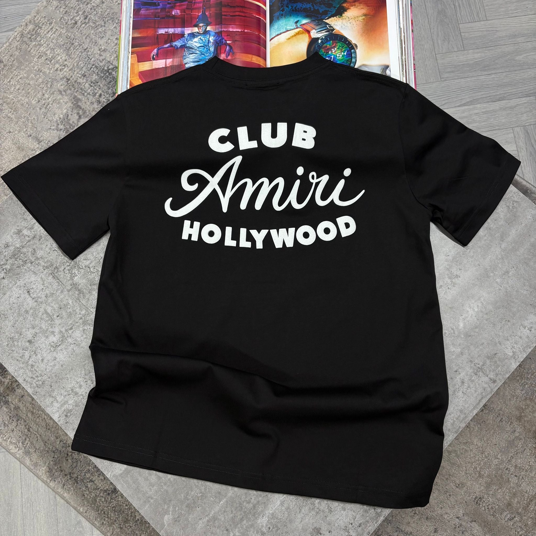 AM CLUB T SHIRT - BLACK