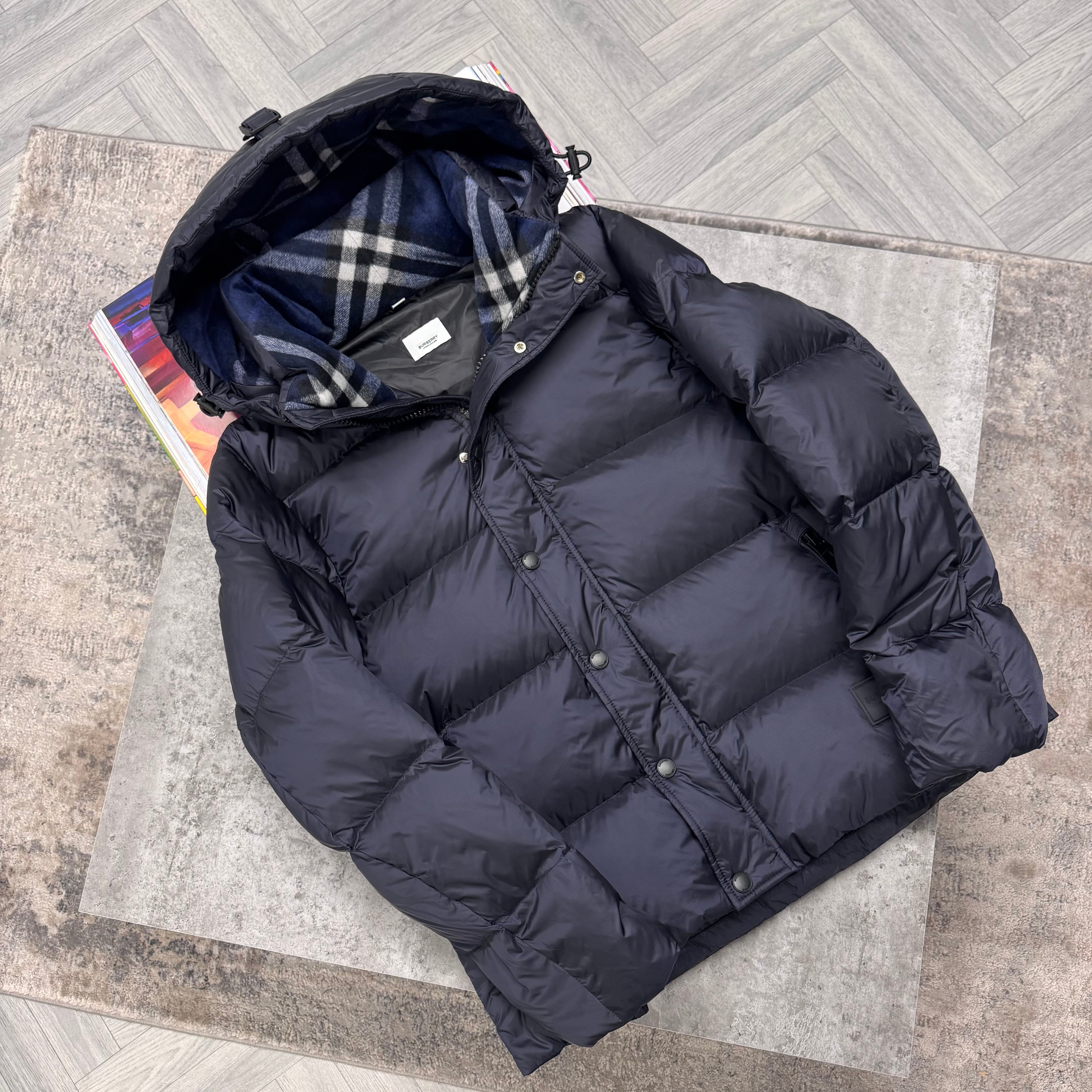 BBR PUFFER COAT - NAVY