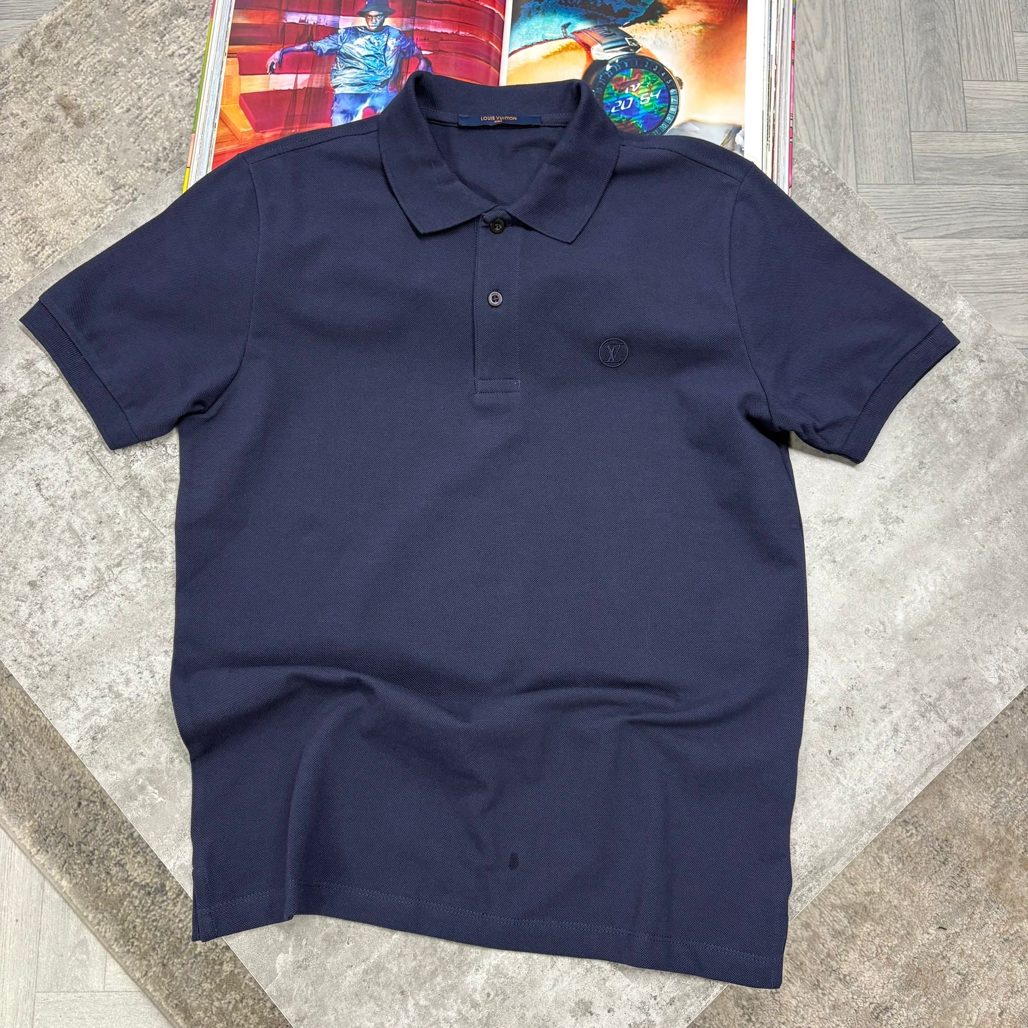 LVE LOGO POLO - NAVY