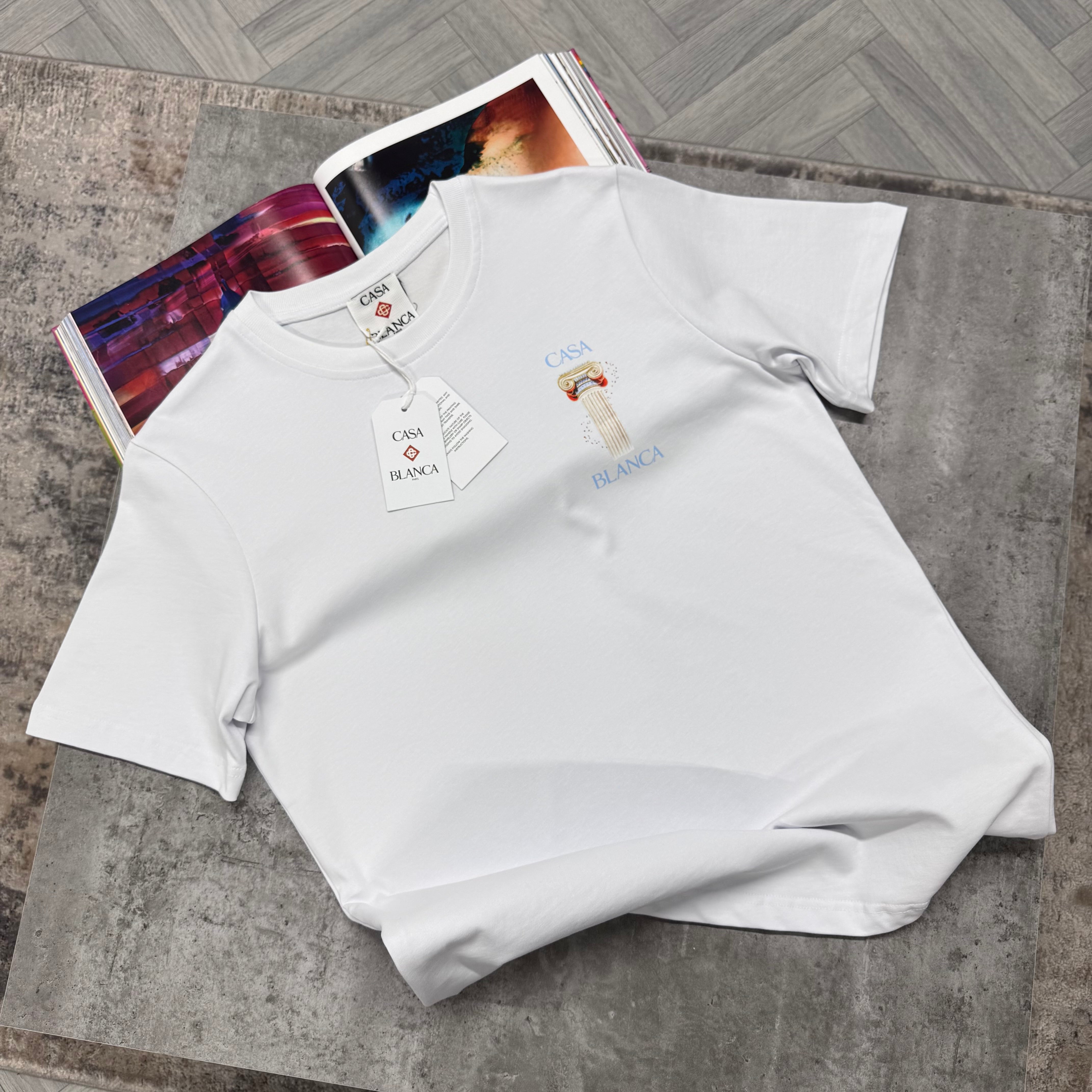 CB PILLAR T SHIRT - WHITE