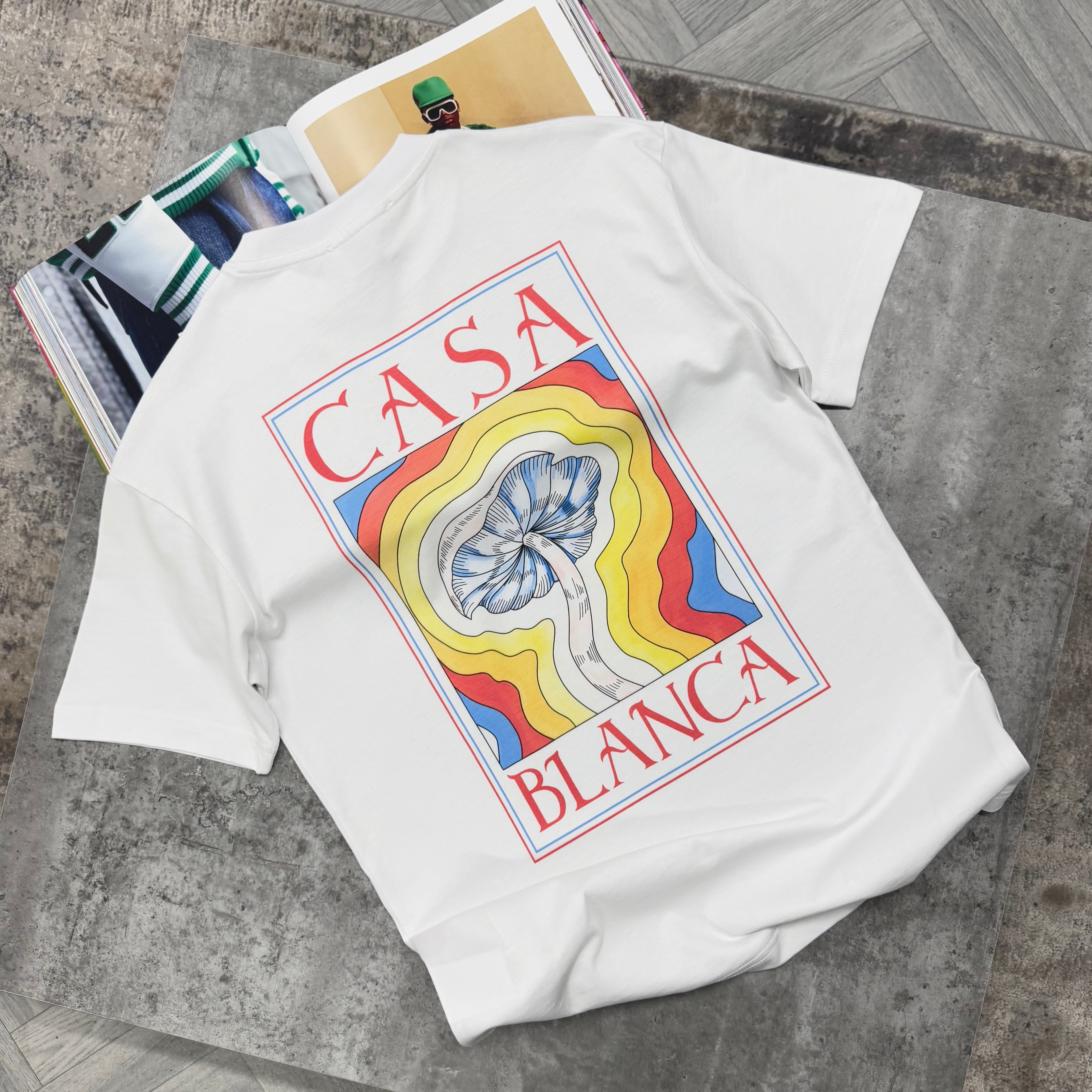 CB MUSHROOM T SHIRT - WHITE