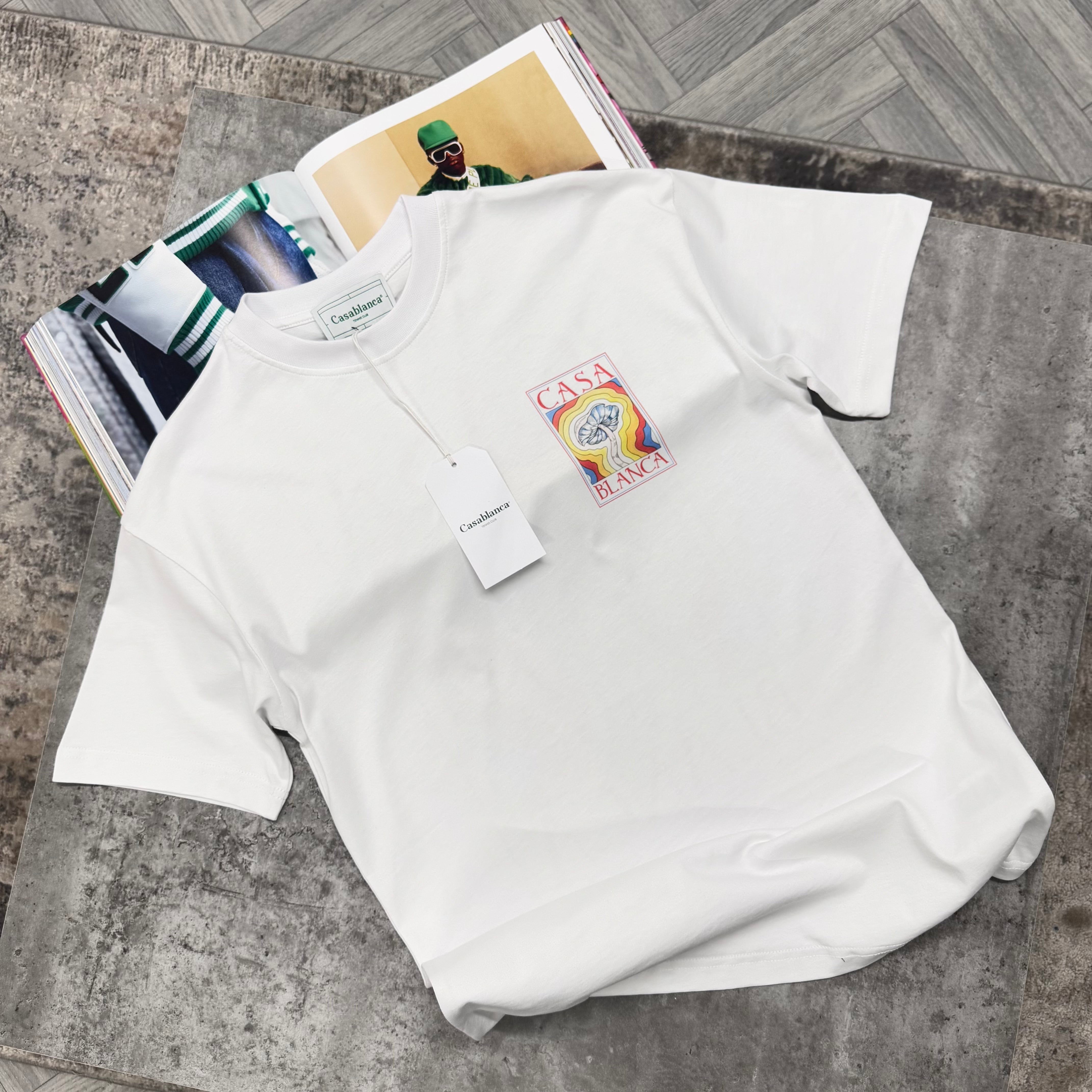 CB MUSHROOM T SHIRT - WHITE
