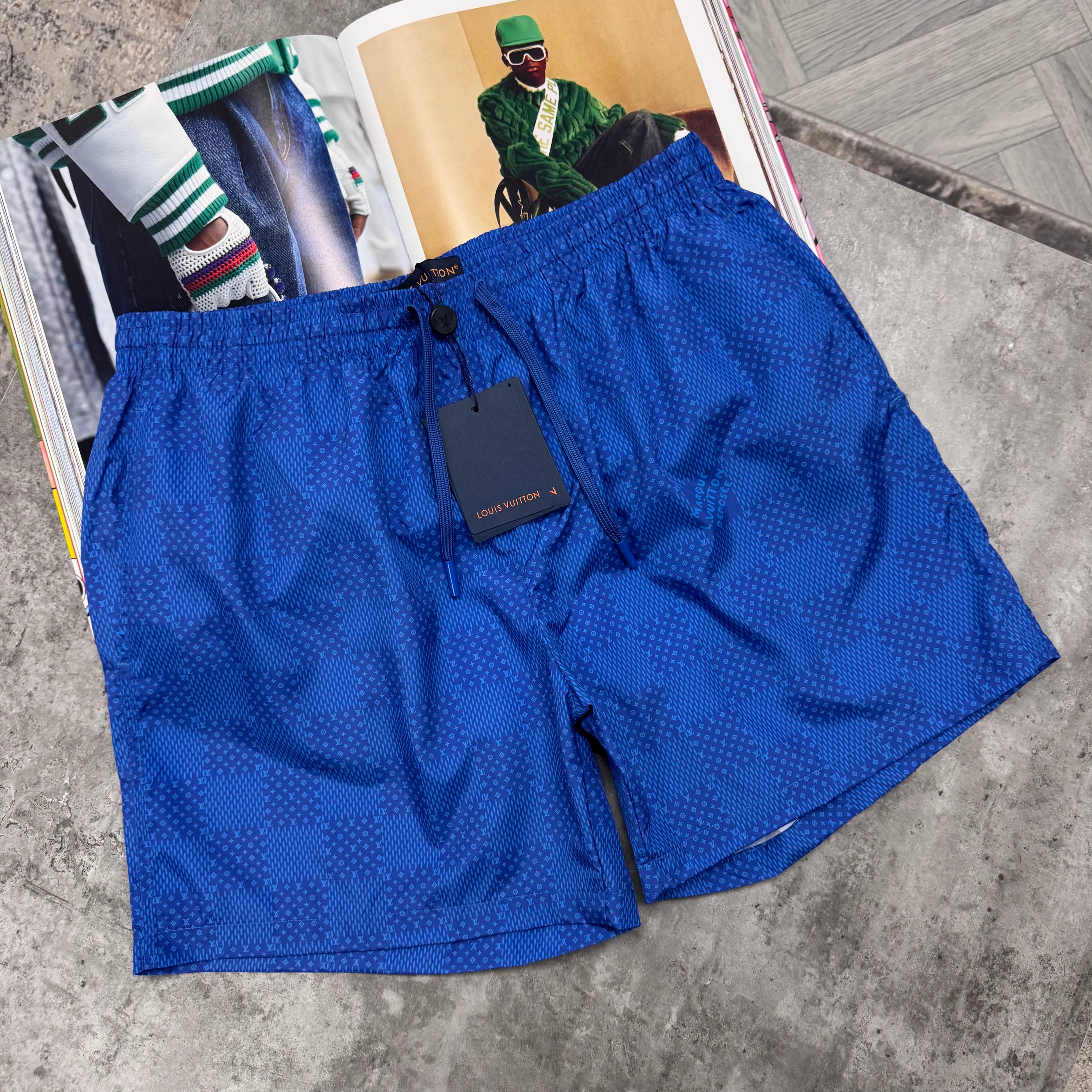 LVE DAMIER SWIMS - ROYAL BLUE