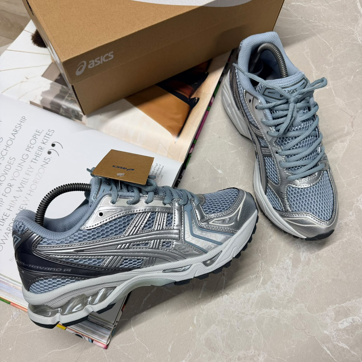 (PRE ORDER) GEL 14 TRAINER - DOLPHIN BLUE