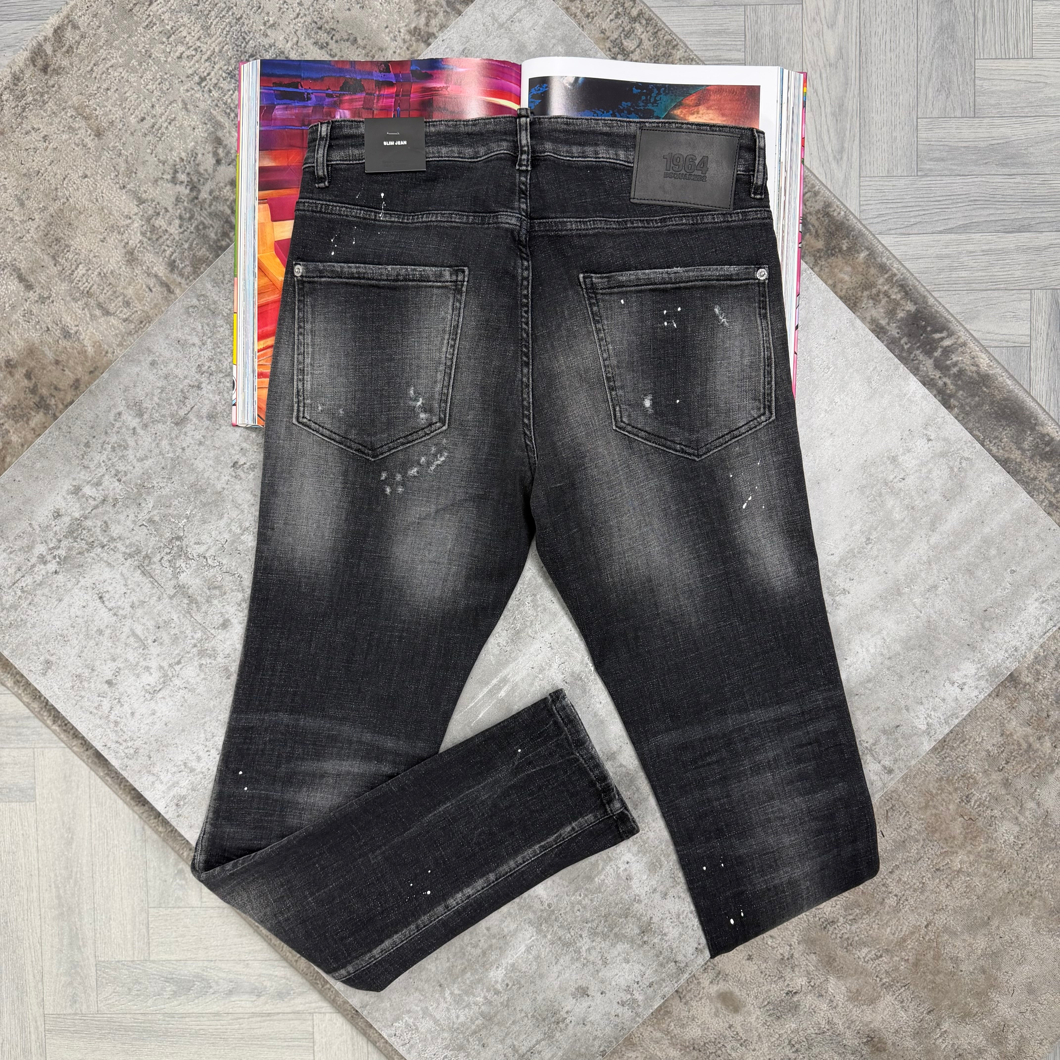 DSQ JEANS - BLACK