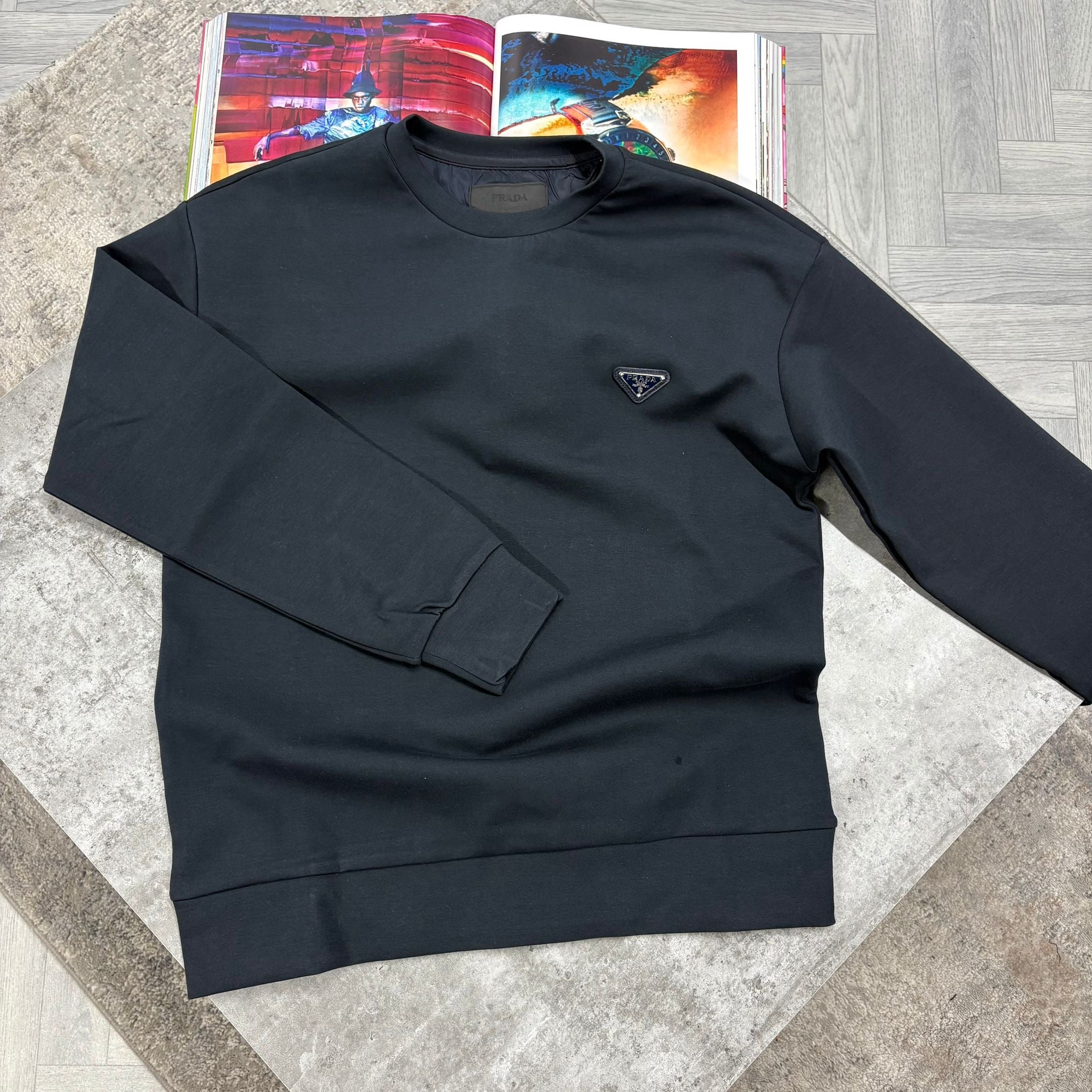 PDA CREWNECK JUMPER - NAVY