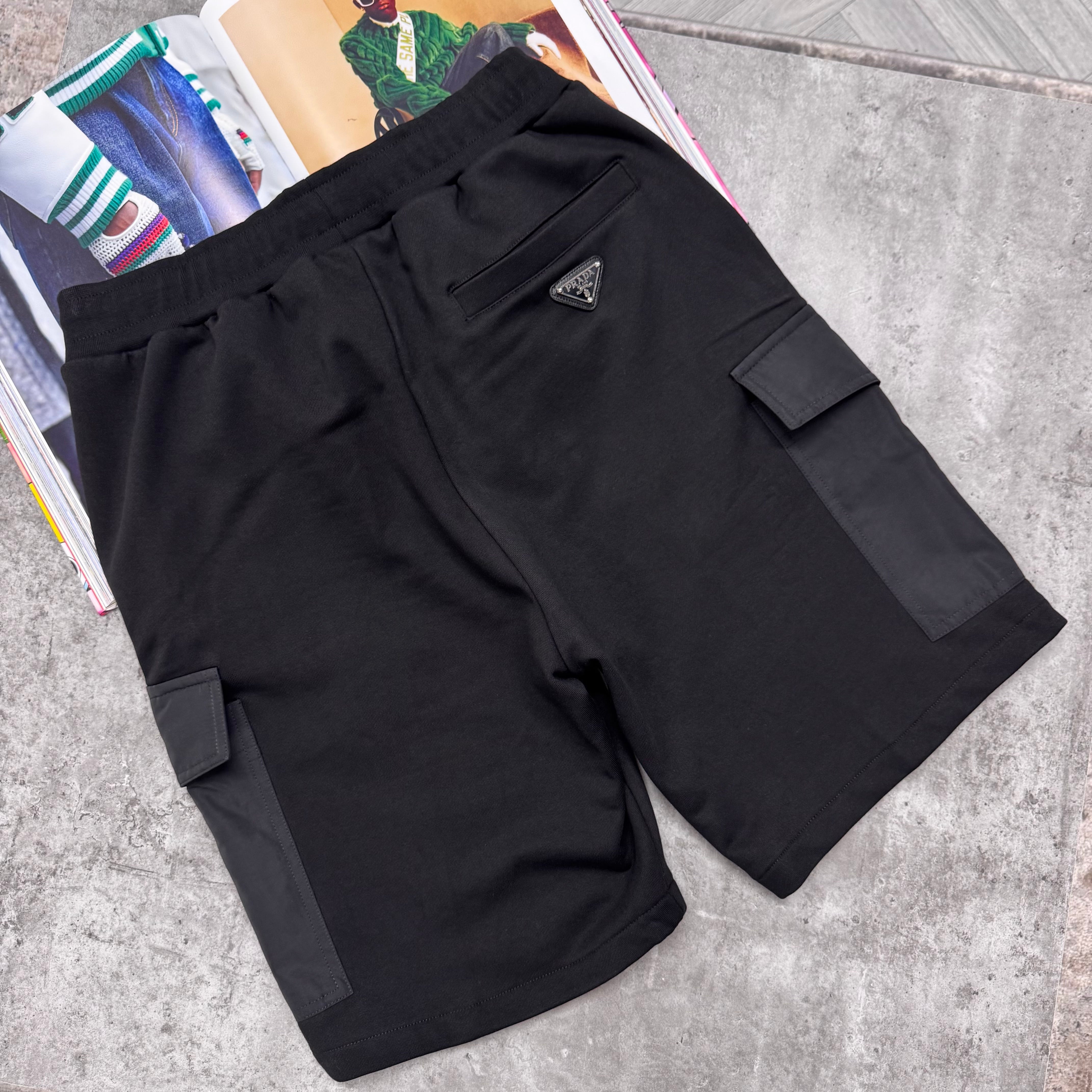 PDA COTTON SHORTS - BLACK