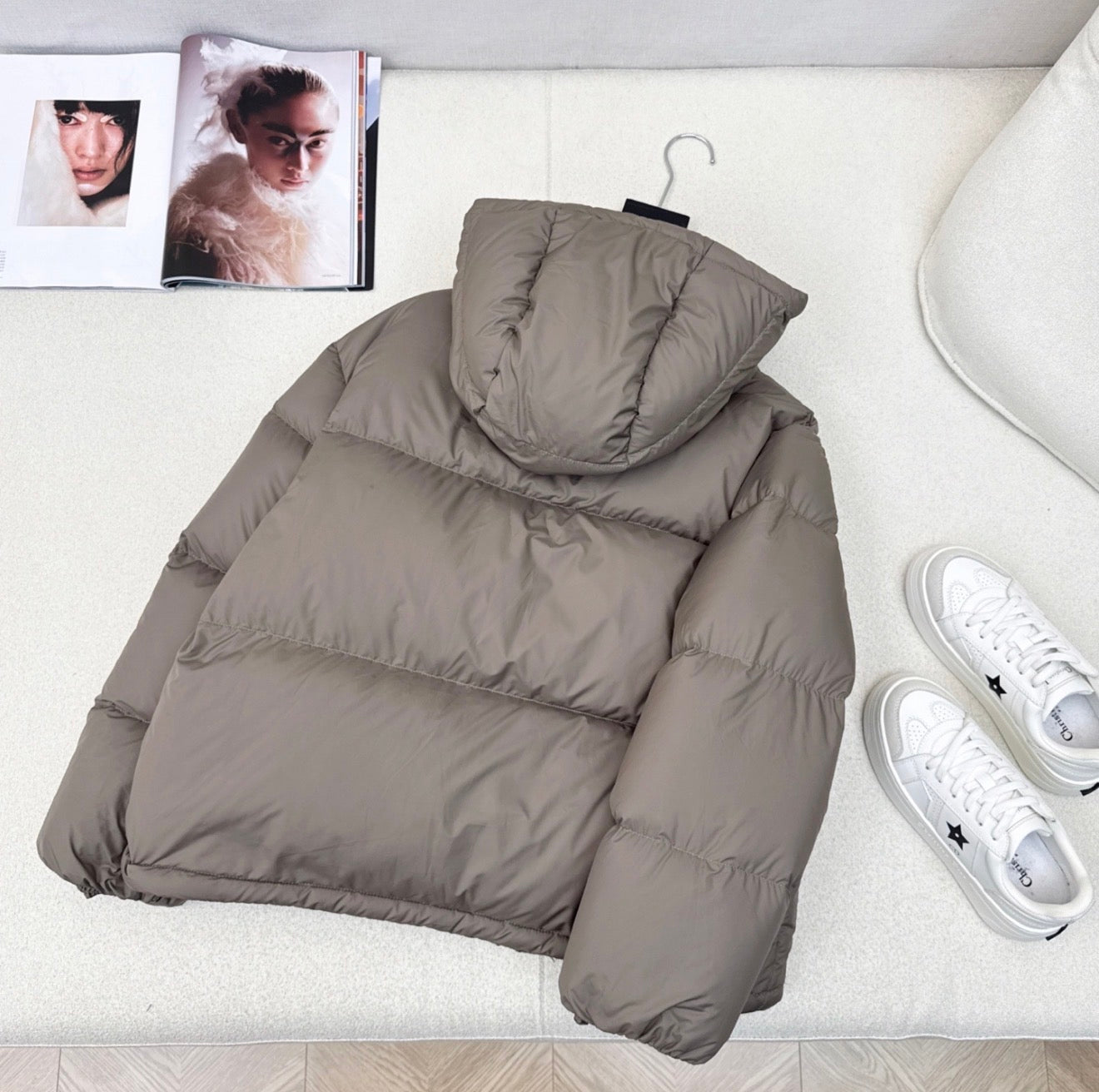 (PRE ORDER) PDA PUFFER COAT - BROWN