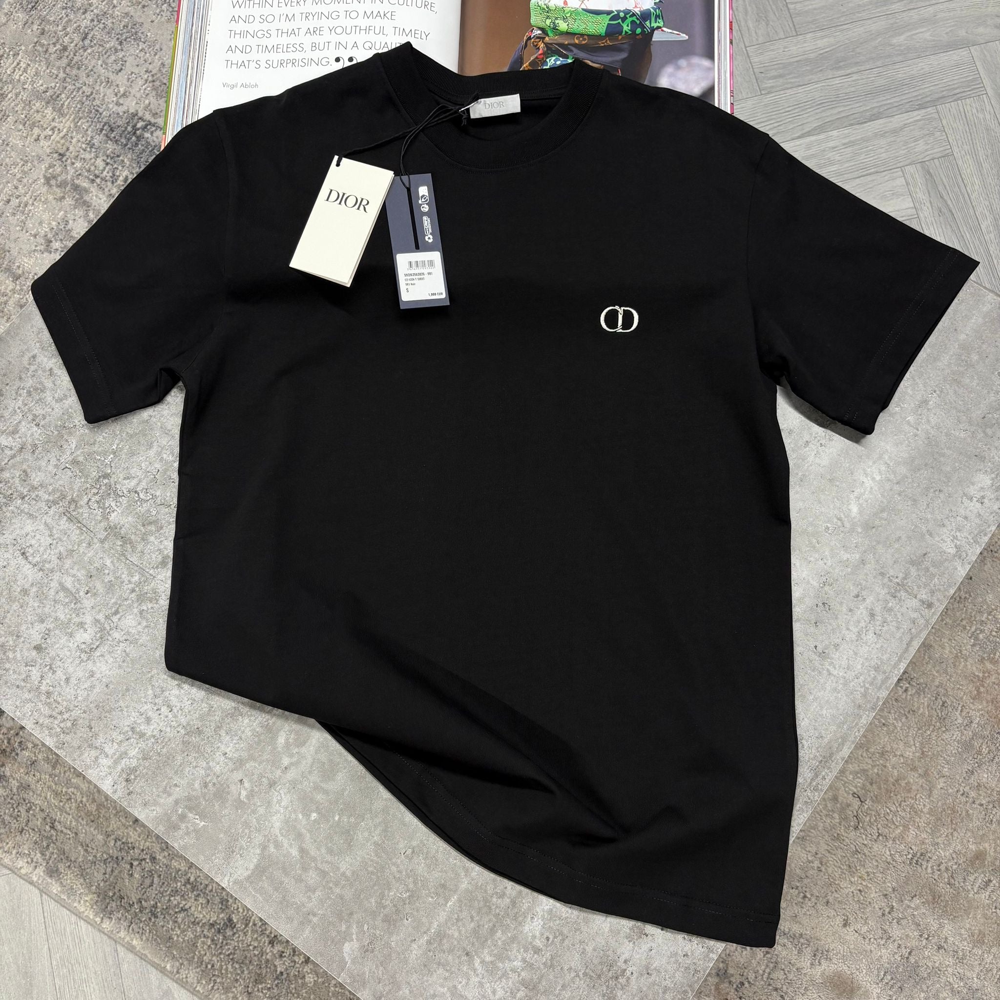CD SMALL ICON T SHIRT - BLACK