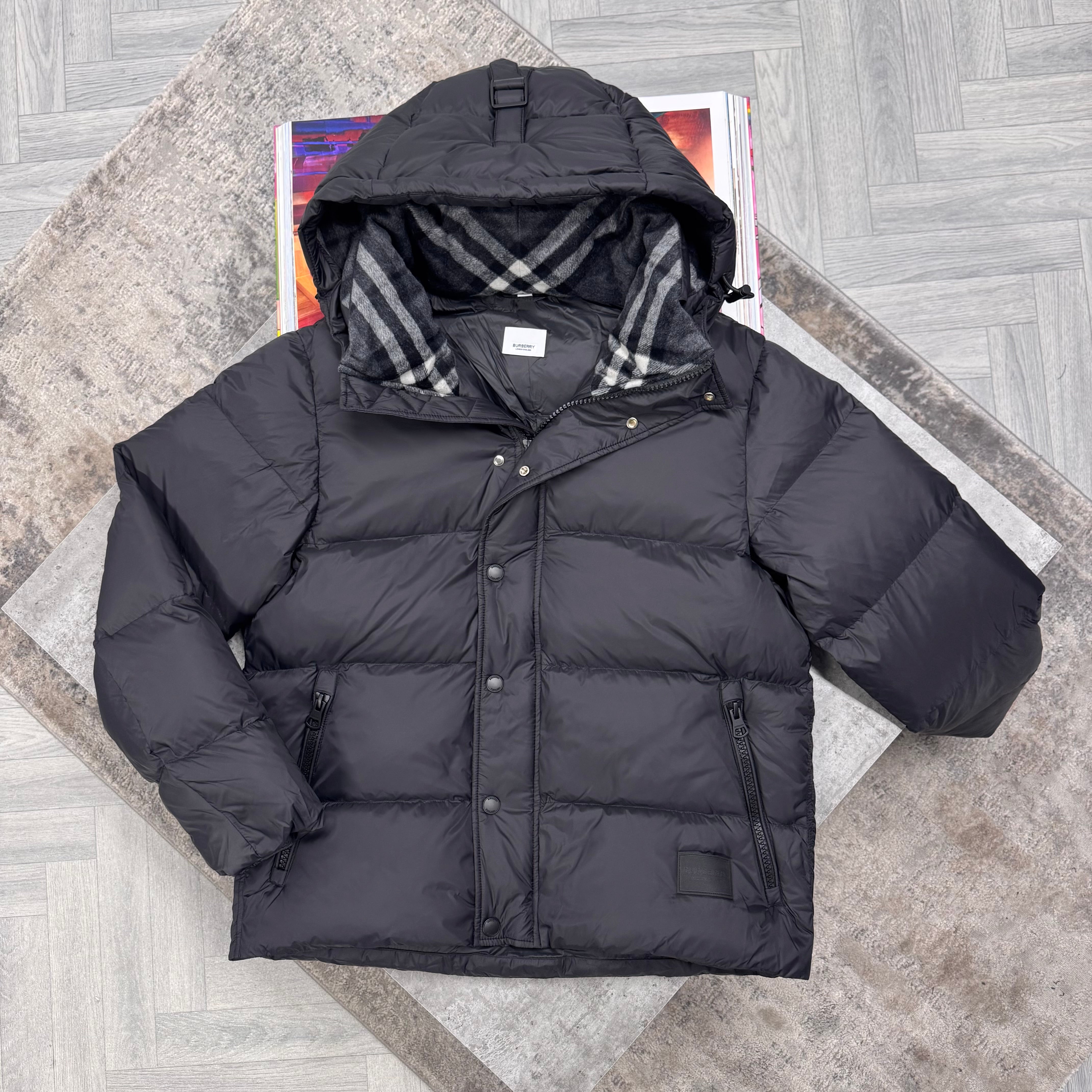 BBR PUFFER COAT - BLACK
