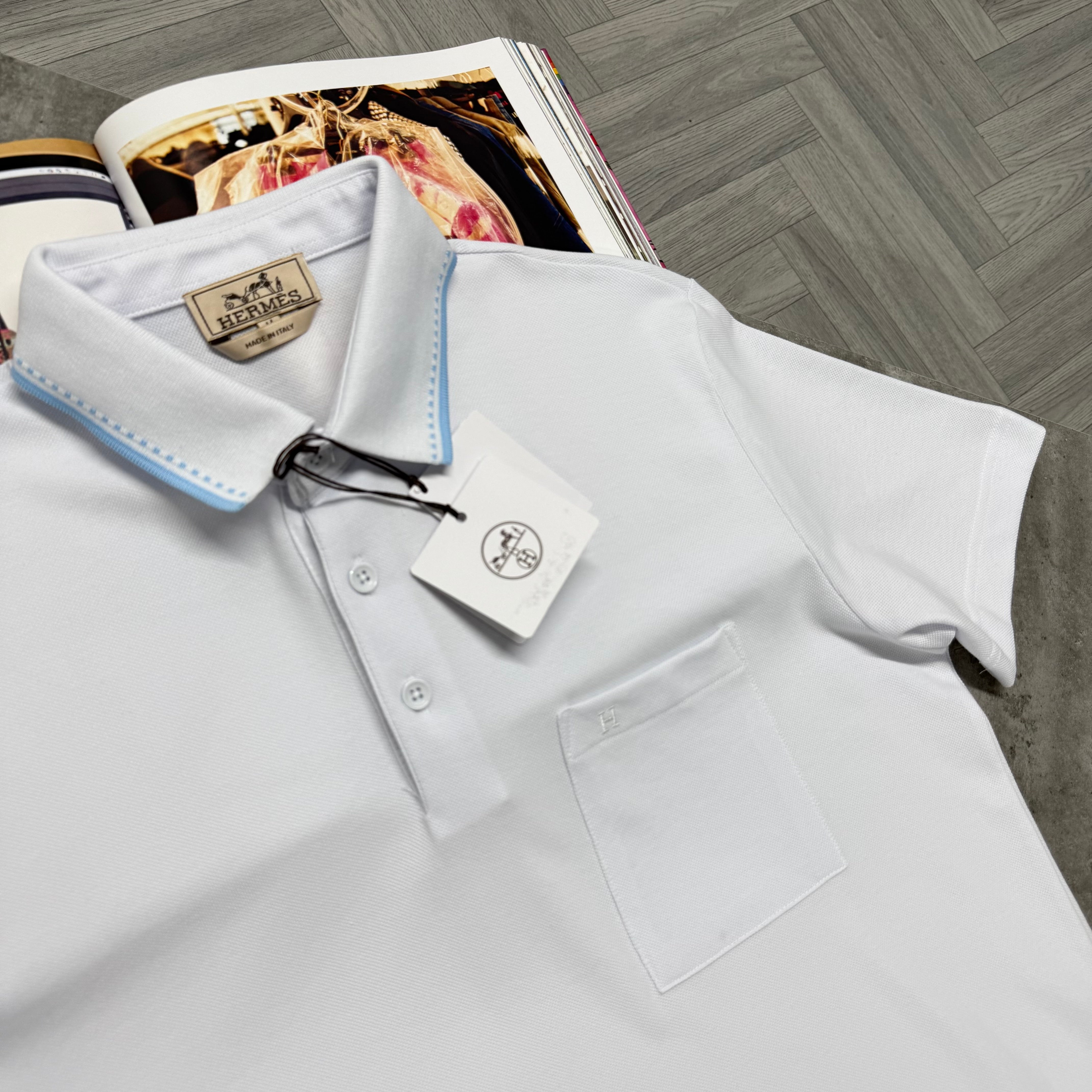 H POLO - WHITE