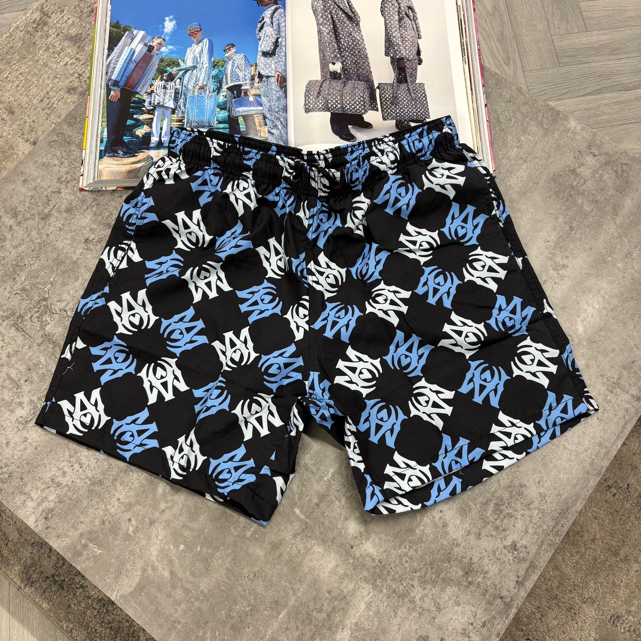 AM SWIM SHORTS - BLACK