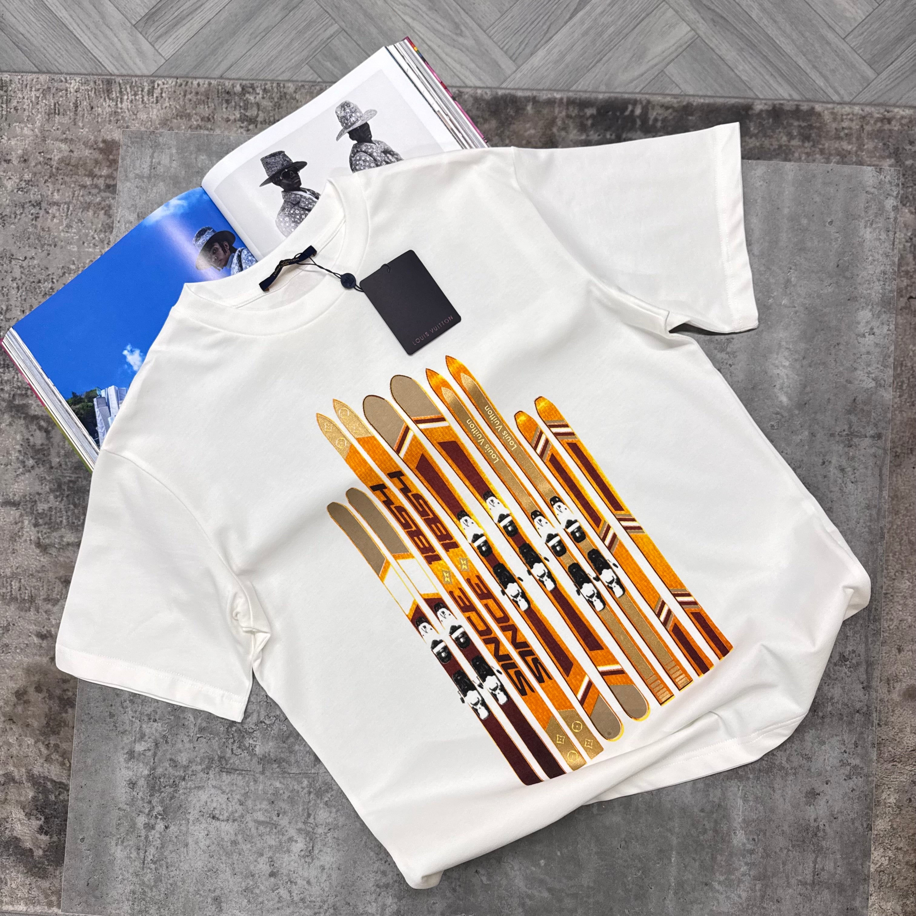 LVE SKI T SHIRT - WHITE