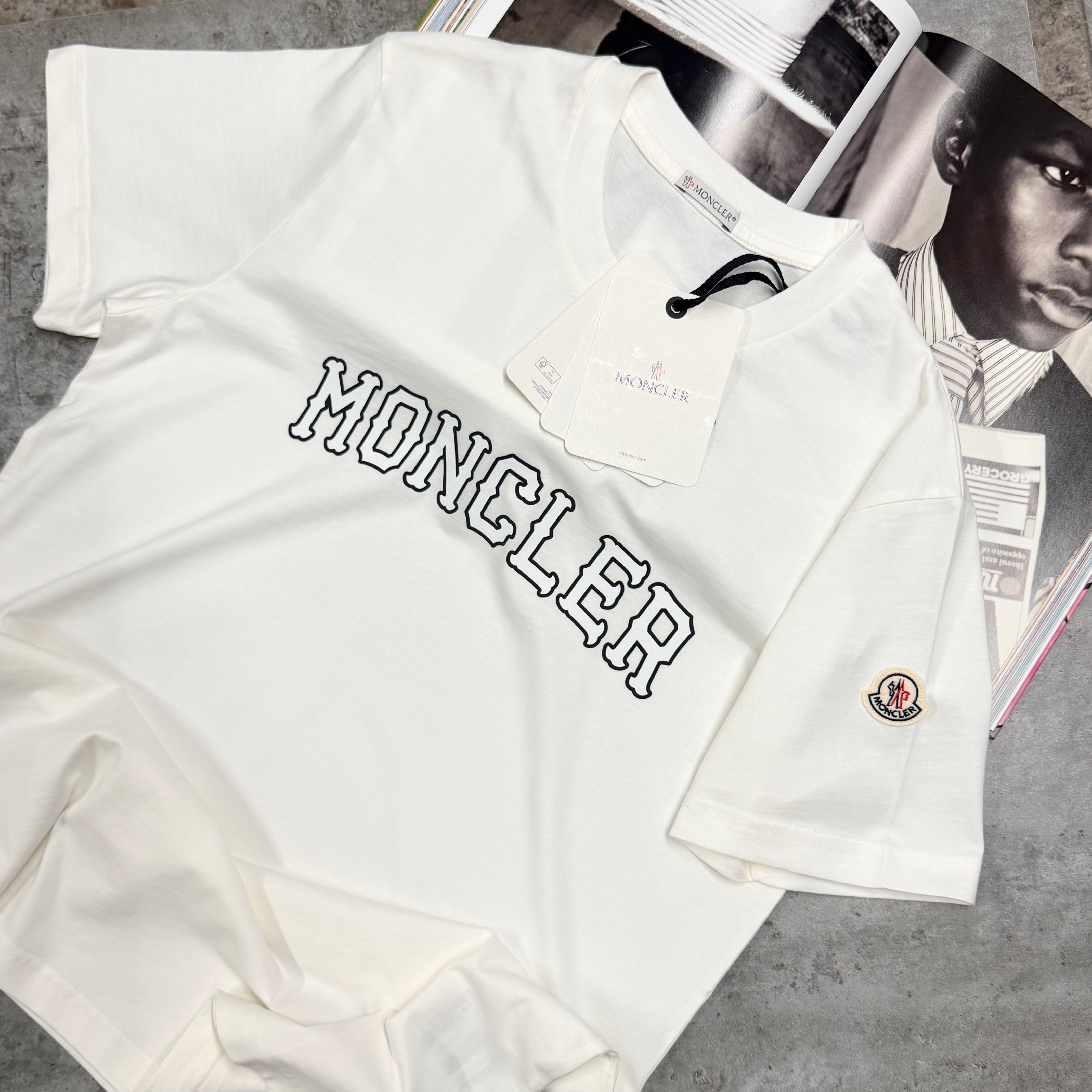 MNCLR LOGO T SHIRT - WHITE