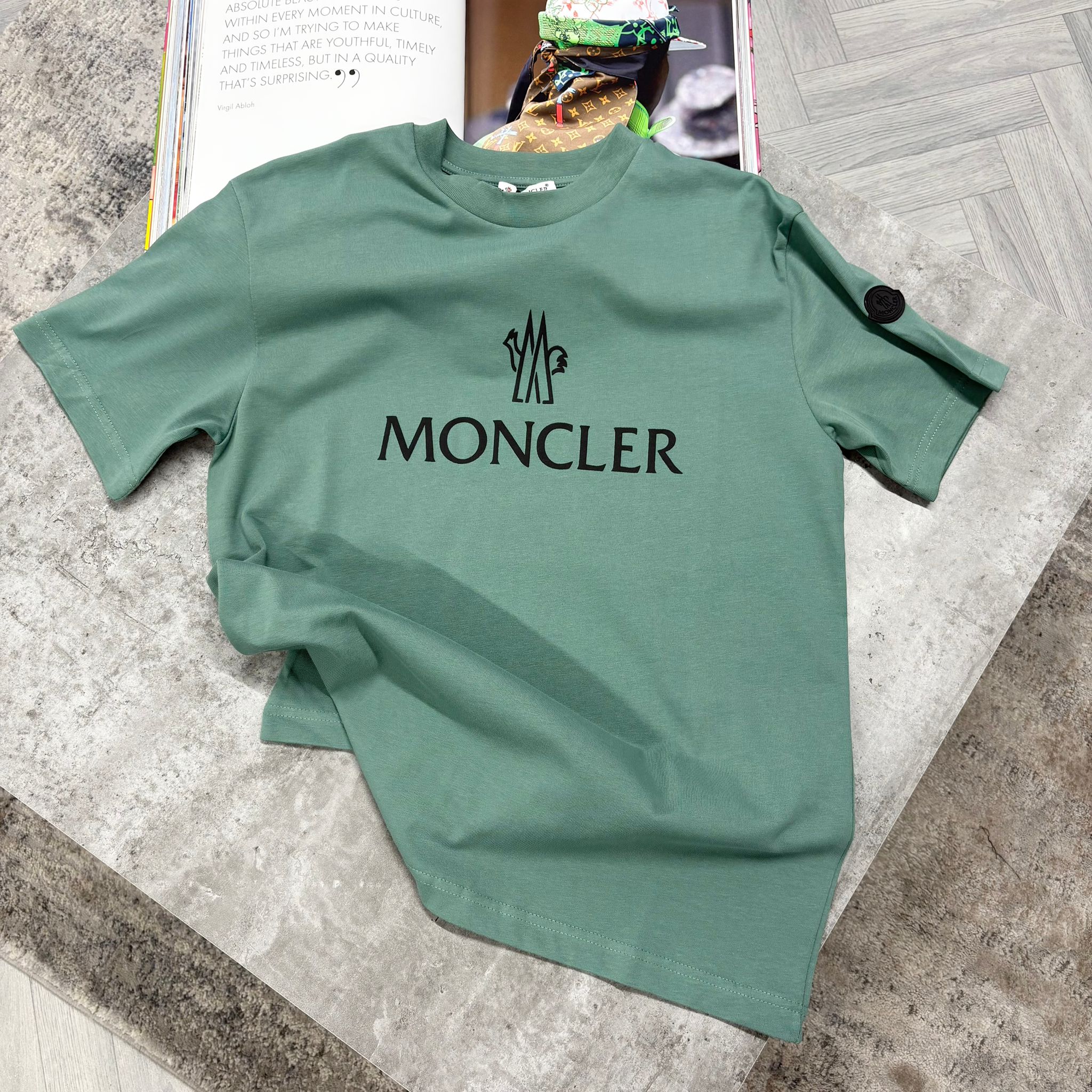 MNCLR REFLECTIVE T SHIRT - SAGE