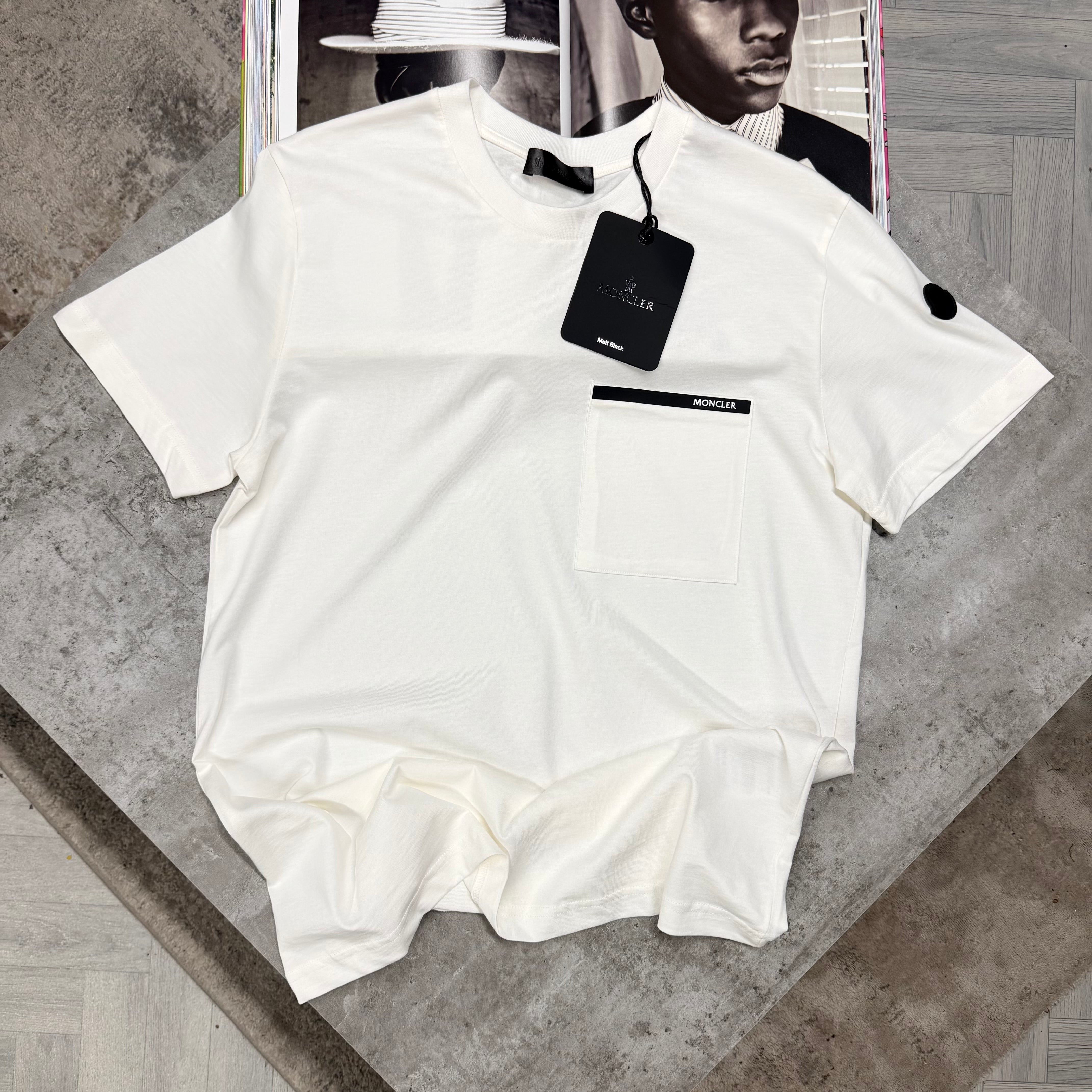 MNCLR POCKET T SHIRT - WHITE