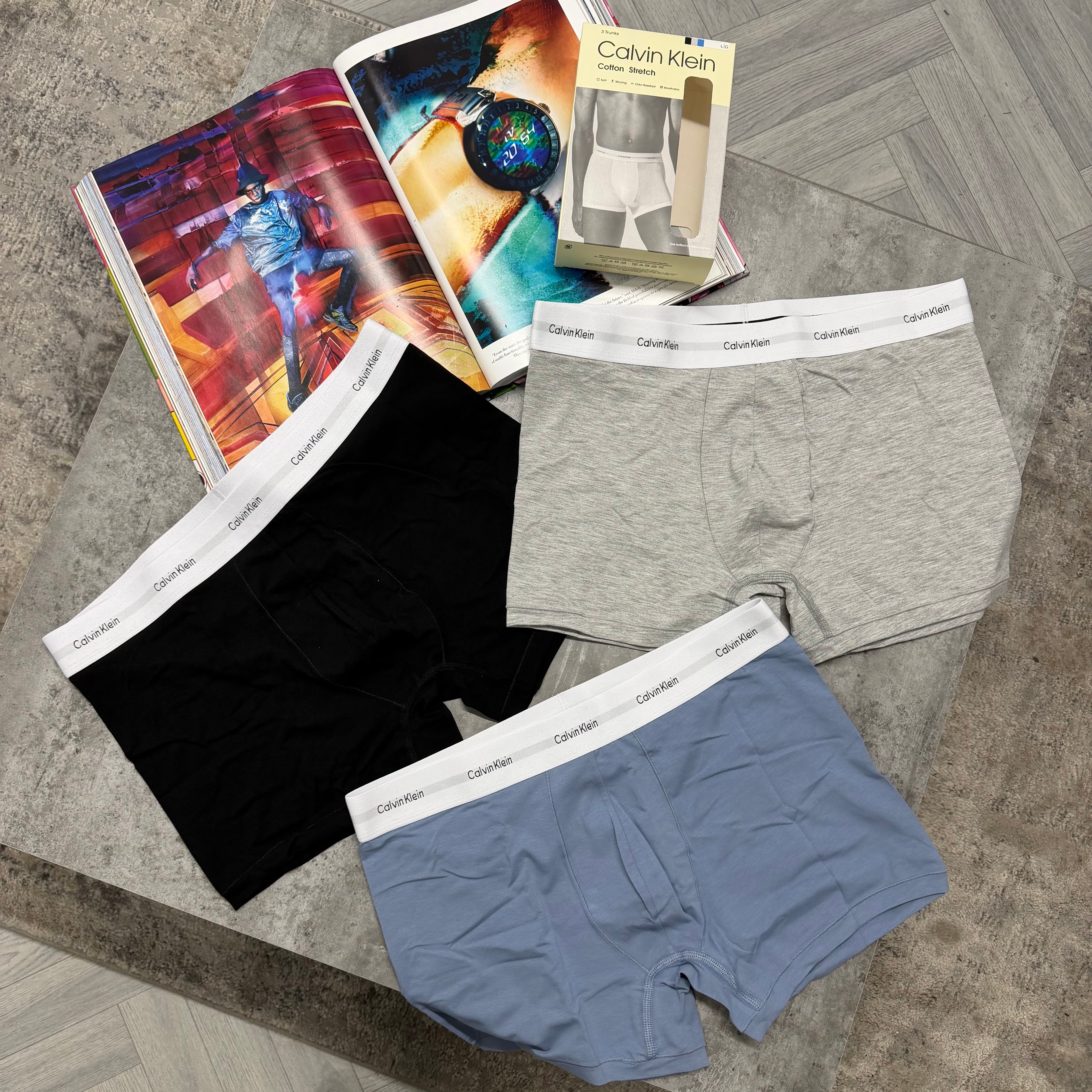 CK BOXERS - PACK OF 3 MULTI