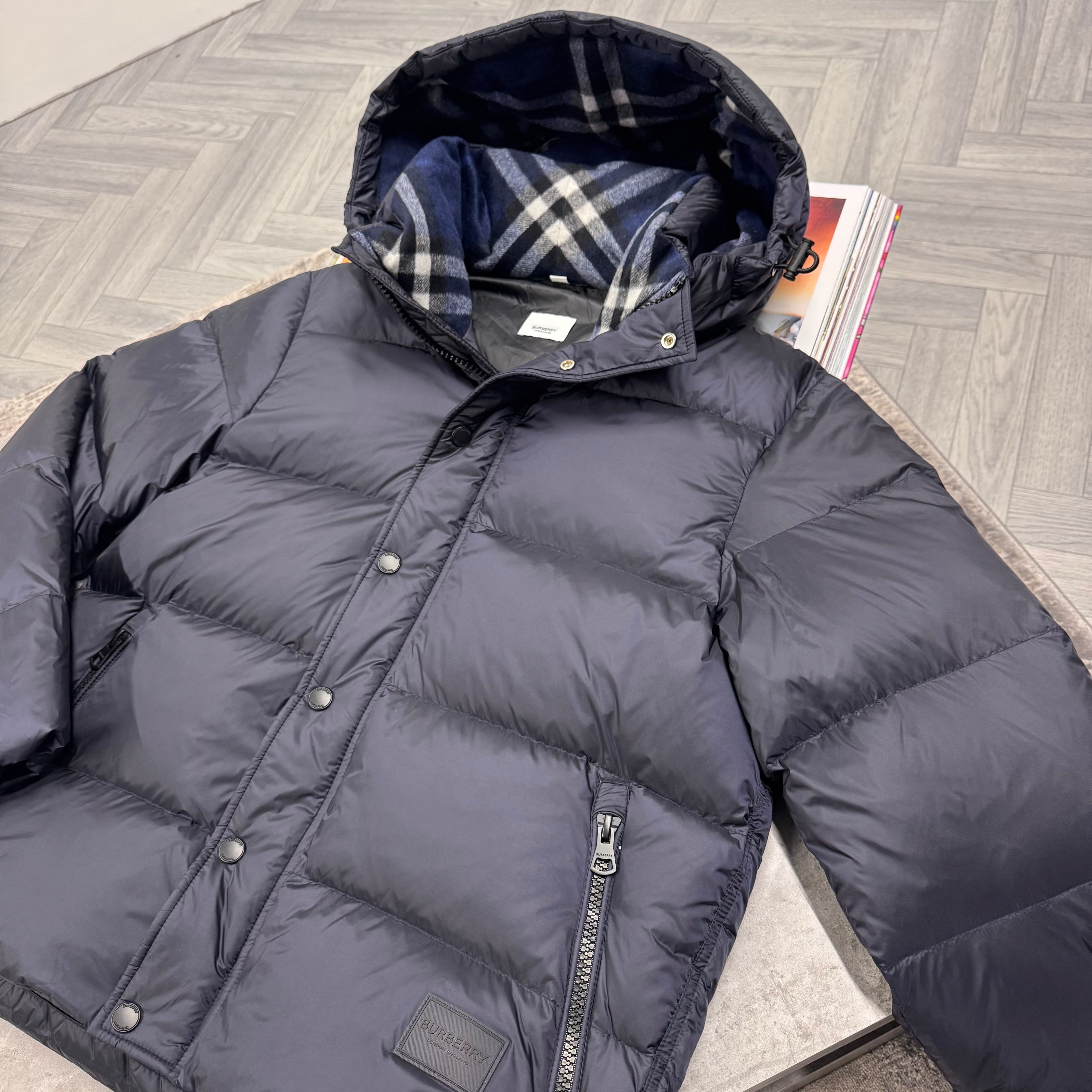BBR PUFFER COAT - NAVY