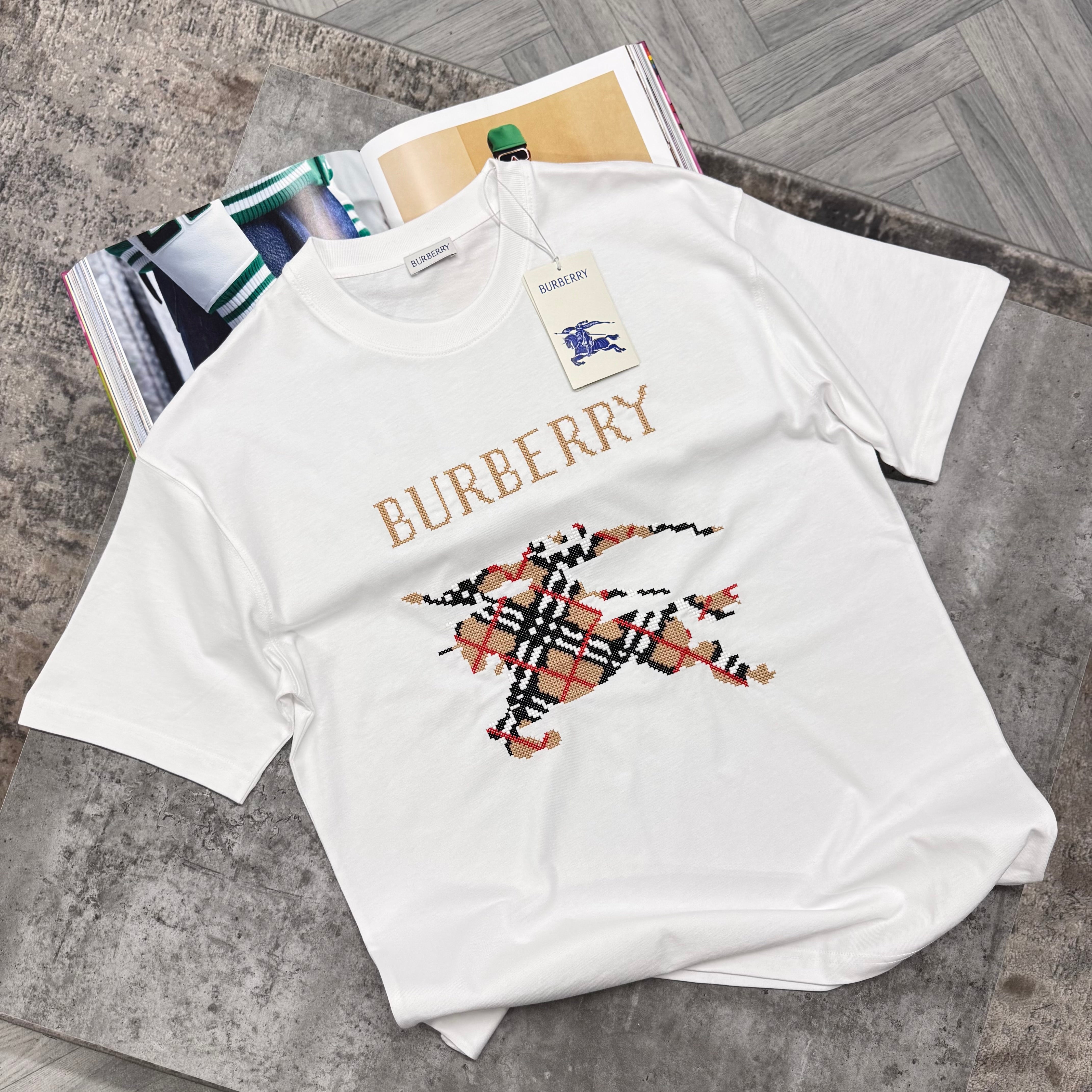 BBR PATCH LOGO T SHIRT - WHITE