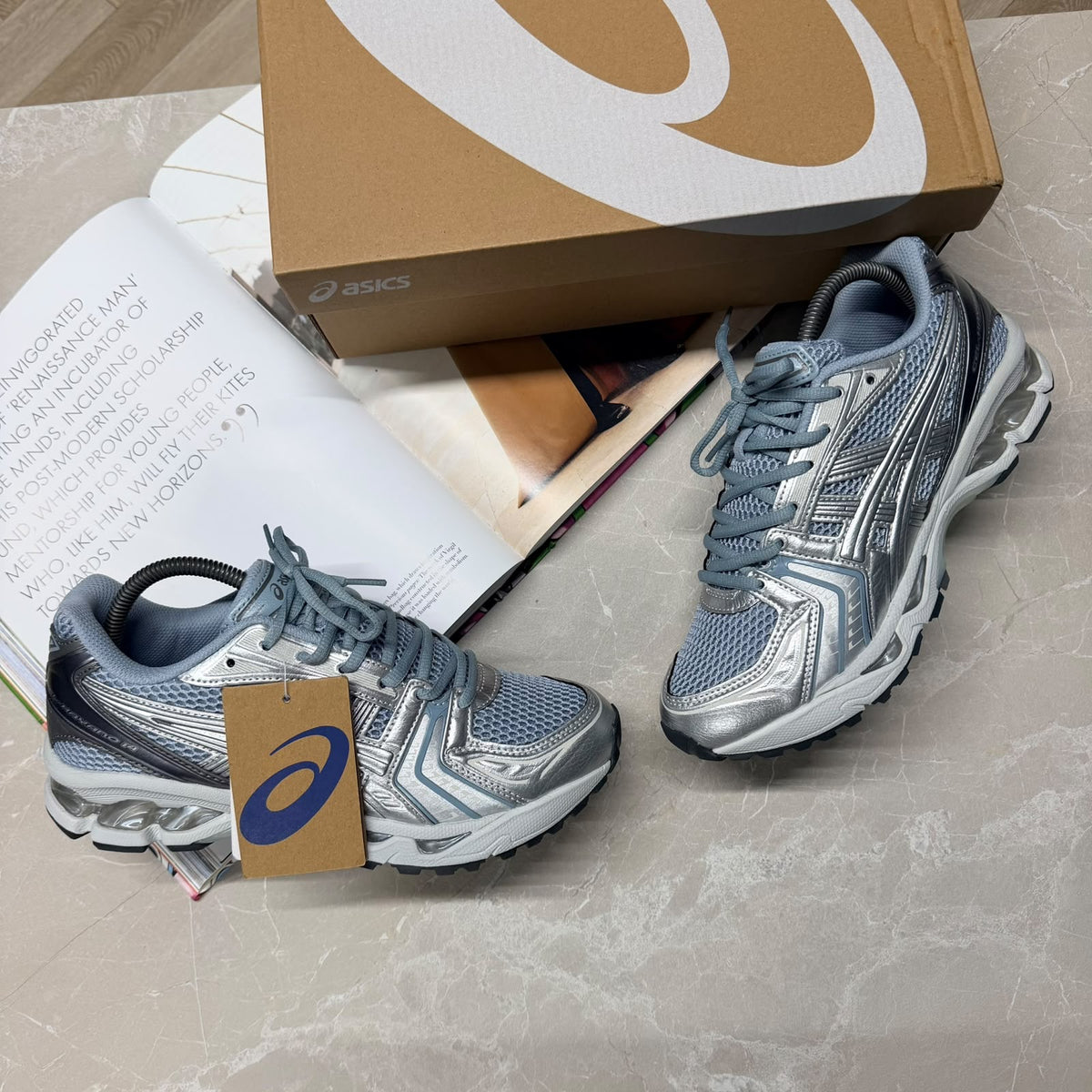 (PRE ORDER) GEL 14 TRAINER - DOLPHIN BLUE