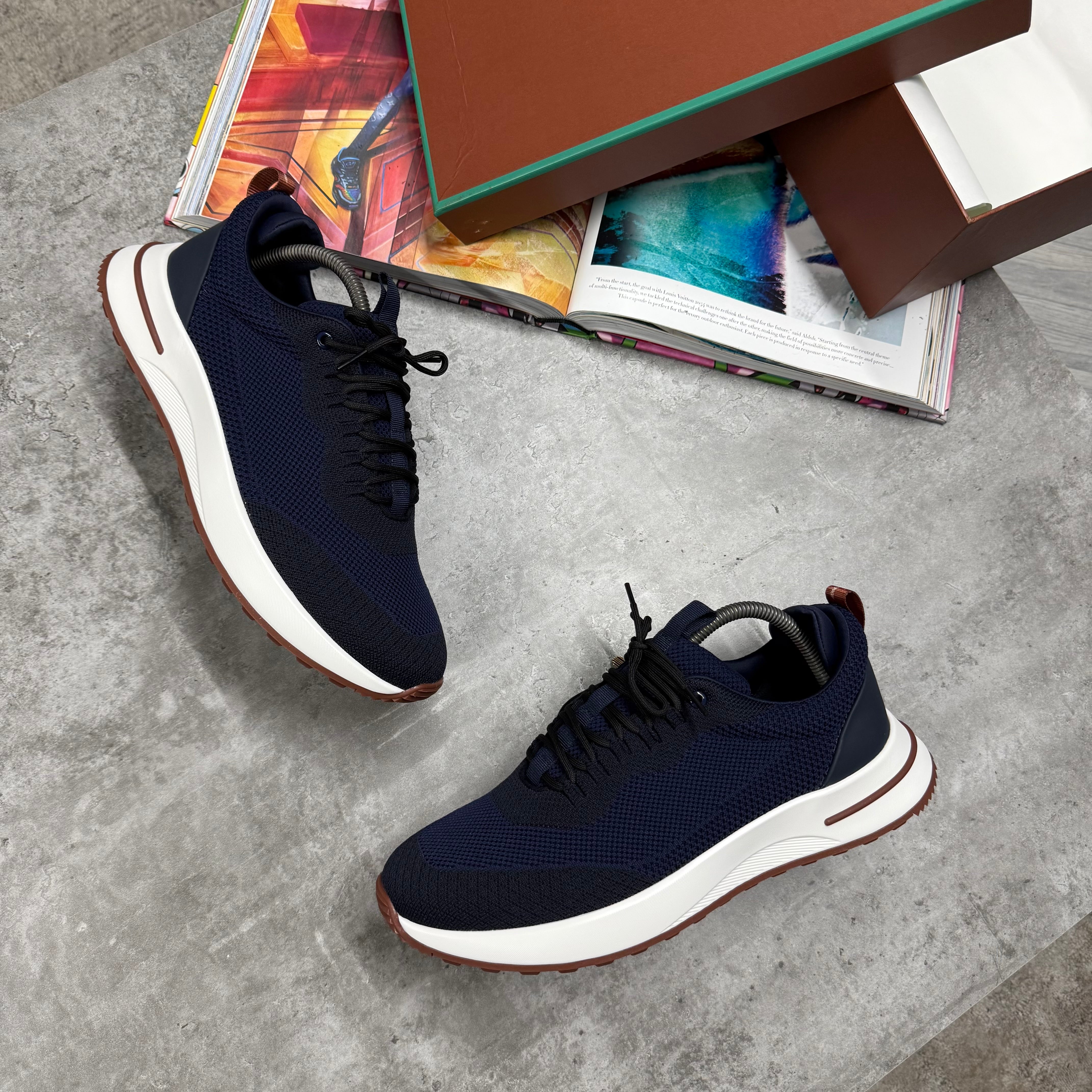 LORO MESH TRAINER - NAVY